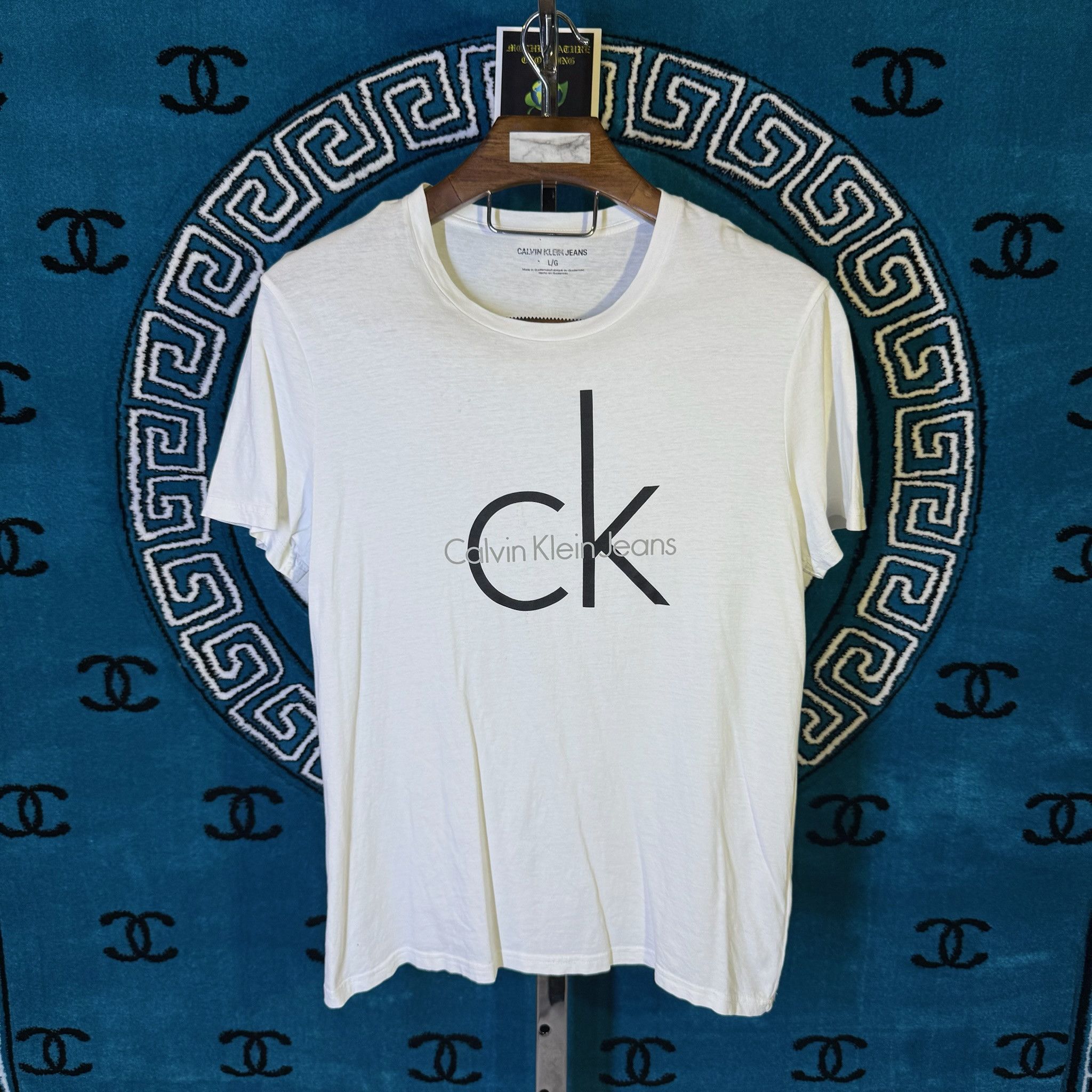 Calvin Klein THE ICONIC CALVIN KLEIN LOGOS SCRIPT SHIRT Size US L / EU 52-54 / 3 - 1 Preview
