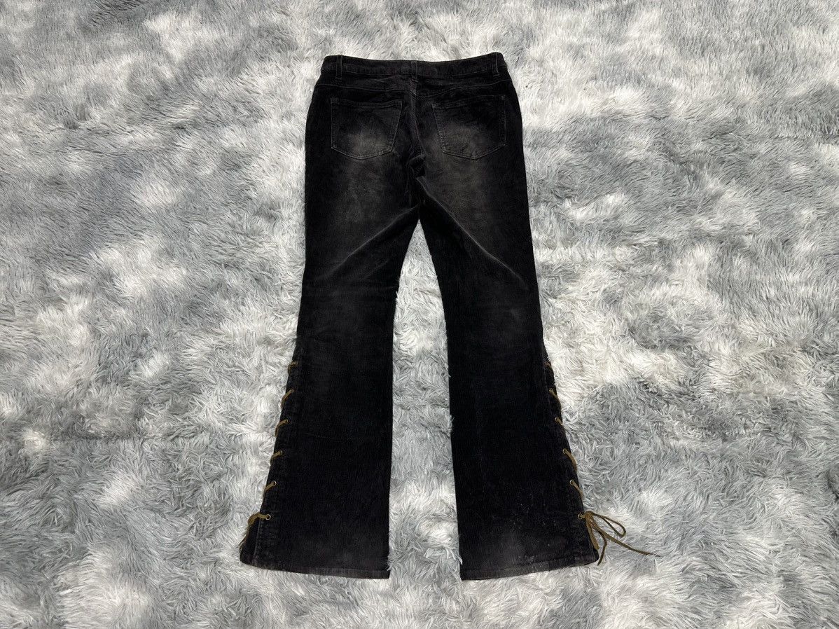 Tornado Mart 🔥Sick Y2K Japanese Laces Up Flared Corduroy Pants Size US 30 / EU 46 - 10 Thumbnail