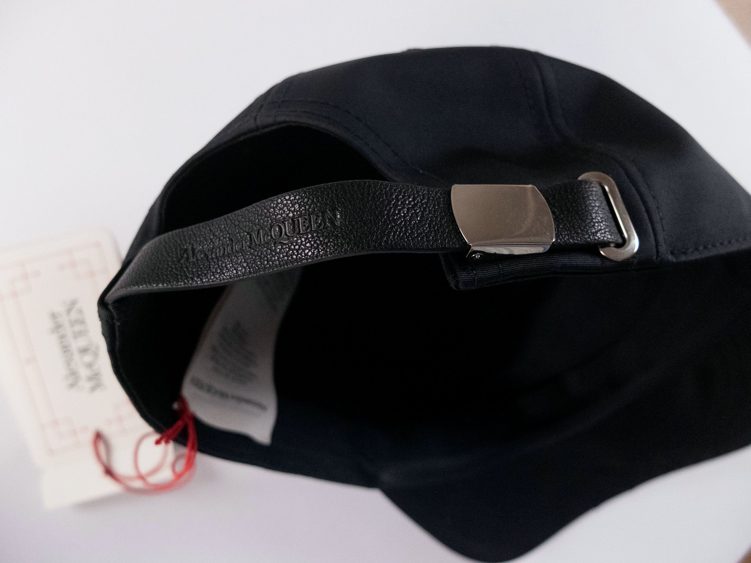 Alexander McQueen ALEXANDER MCQUEEN black graffiti logo baseball cap Large q Size ONE SIZE - 8 Thumbnail