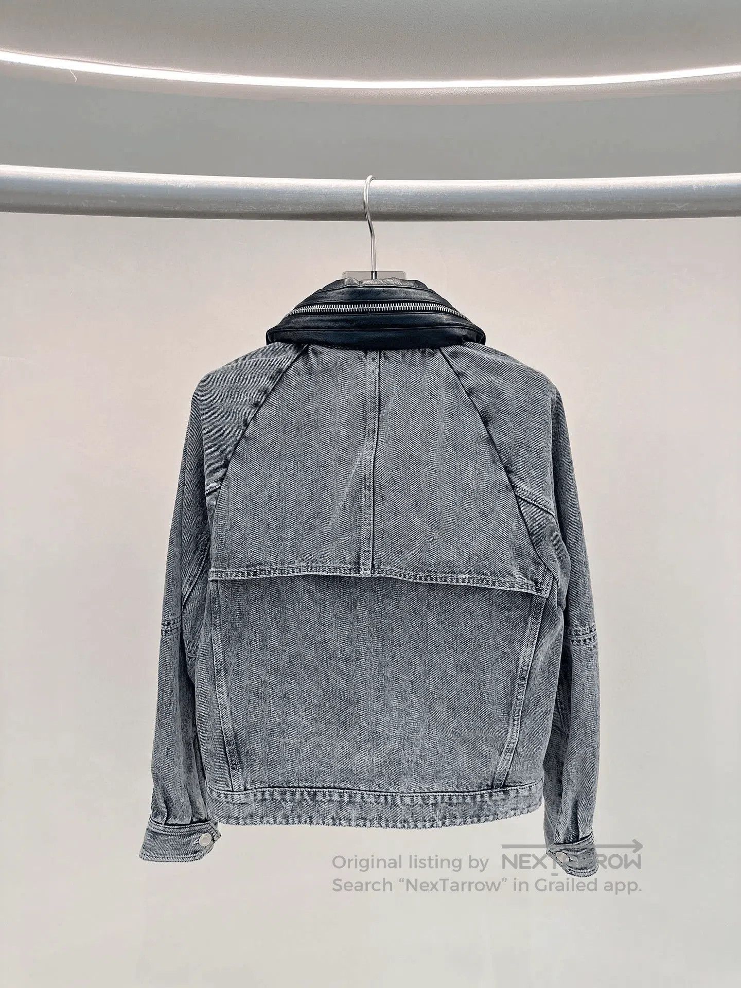 Saint Laurent Paris Saint Laurent Gray Denim Jacket XS. Size XS / US 0-2 / IT 36-38 - 2 Thumbnail