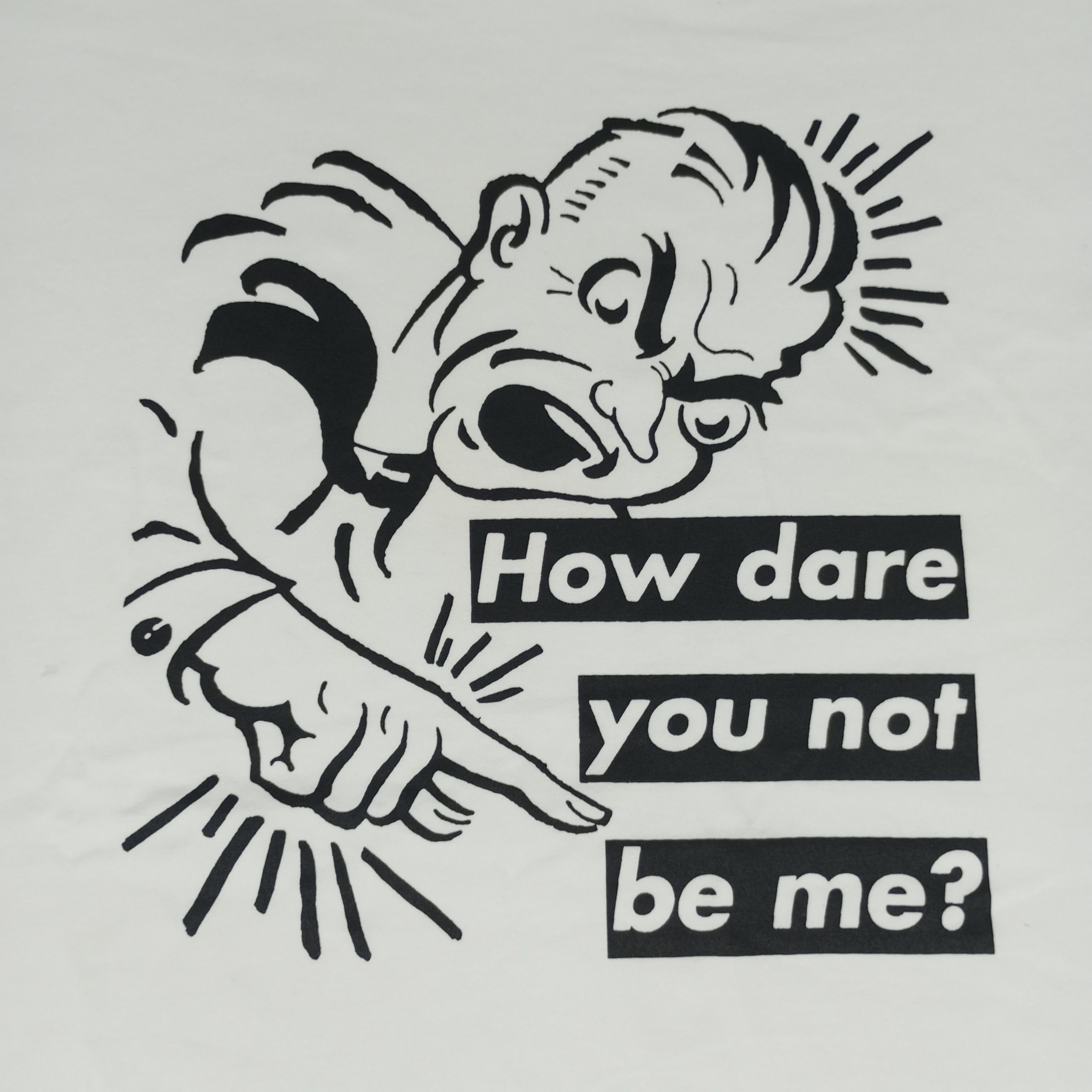 Barbara Kruger × Japanese Brand × Vintage Barbara Kruger X Japanese Brand Cartoon Design Tshirt Size US L / EU 52-54 / 3 - 2 Thumbnail