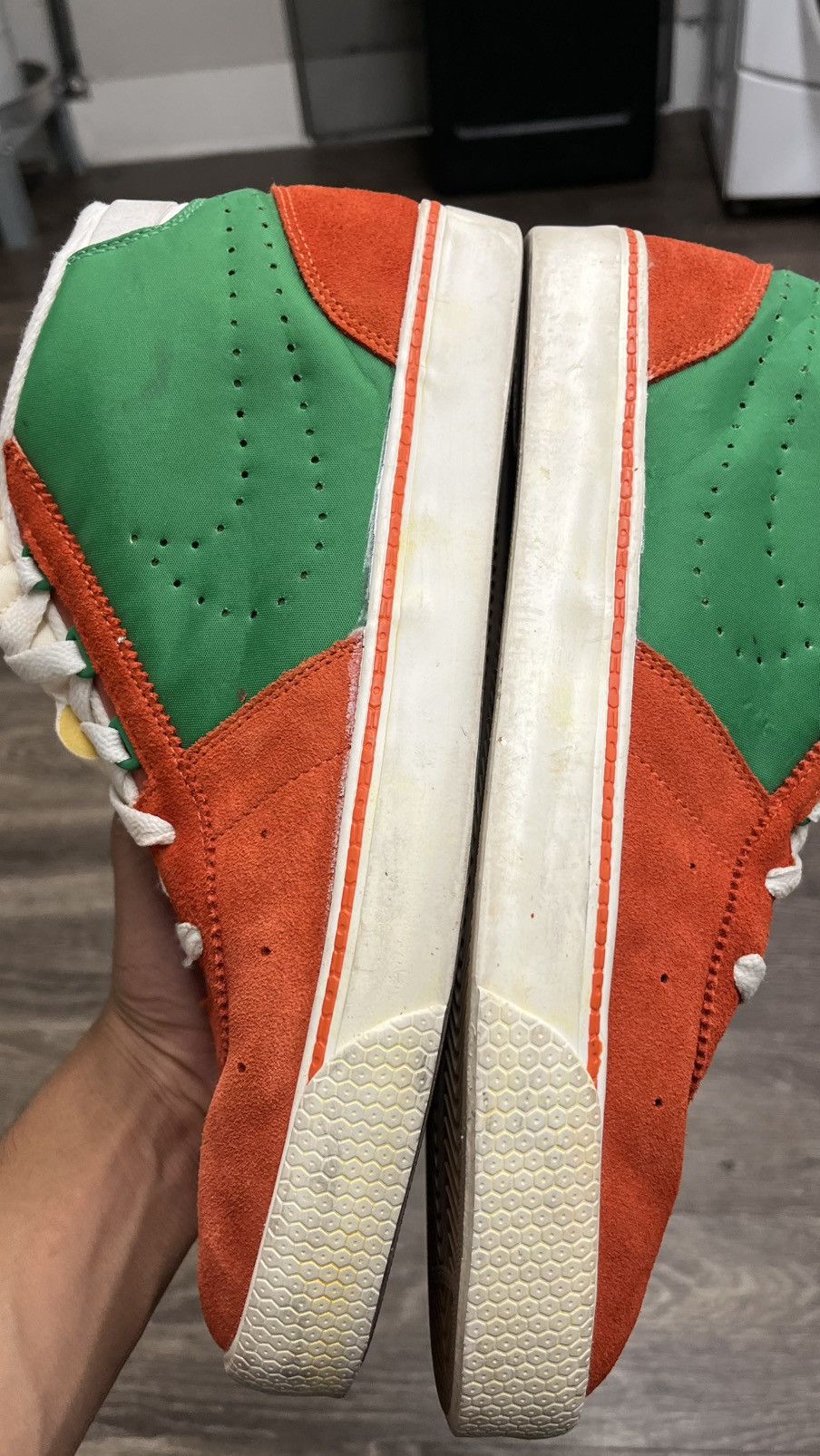 Nike Nike Hachi ND QS High “Team Orange Victory Green” 2011 Size US 12 / EU 45 - 8 Thumbnail