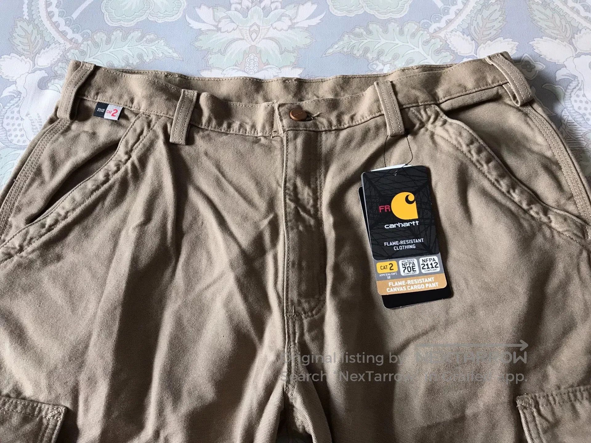 Carhartt Carhartt FRB240 GKH Cargo Work Pants. Size US 36 / EU 52 - 4 Thumbnail