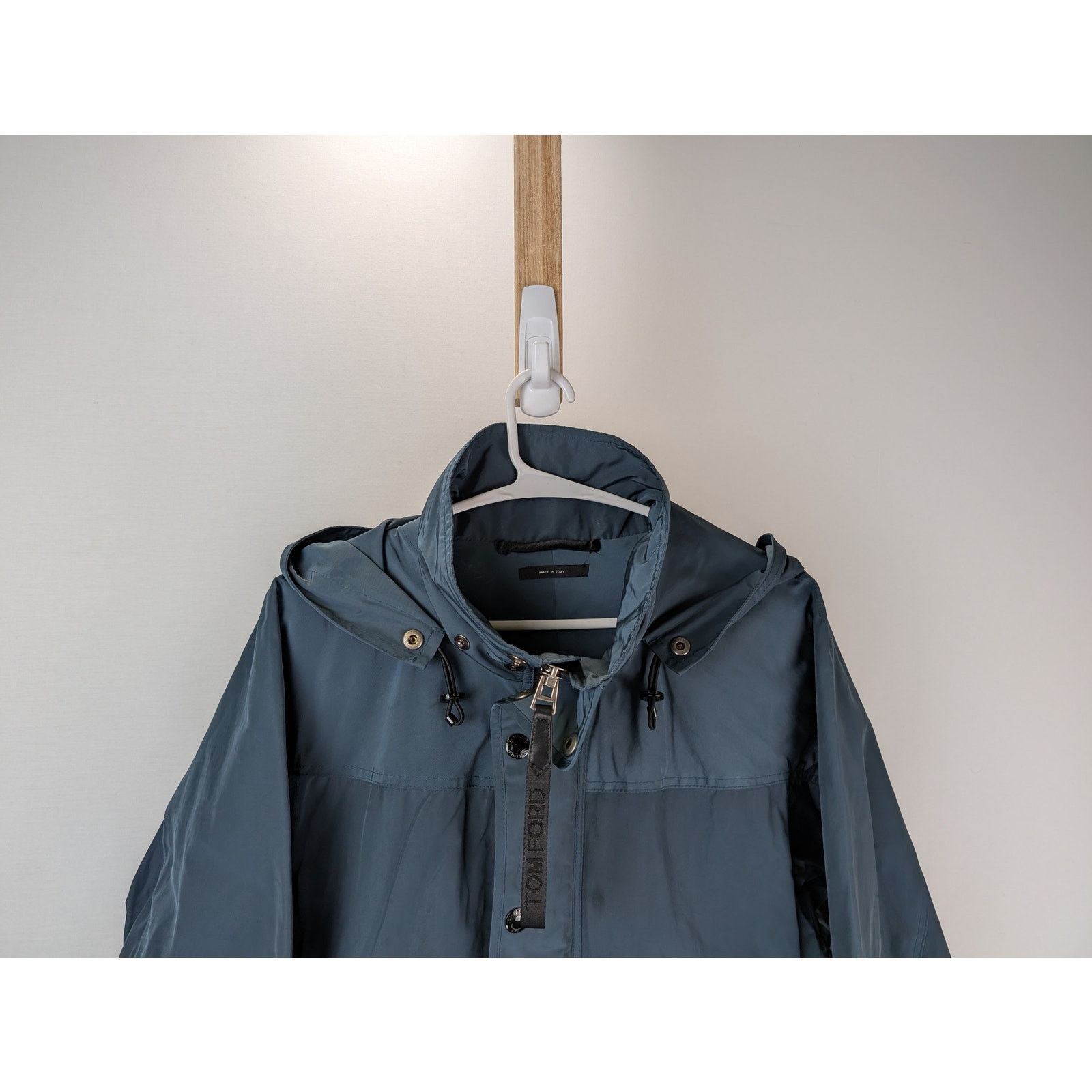 Tom Ford o1rshd1 CC20 Tech Blouson Jacket in Petrol Blue Size US M / EU 48-50 / 2 - 3 Thumbnail