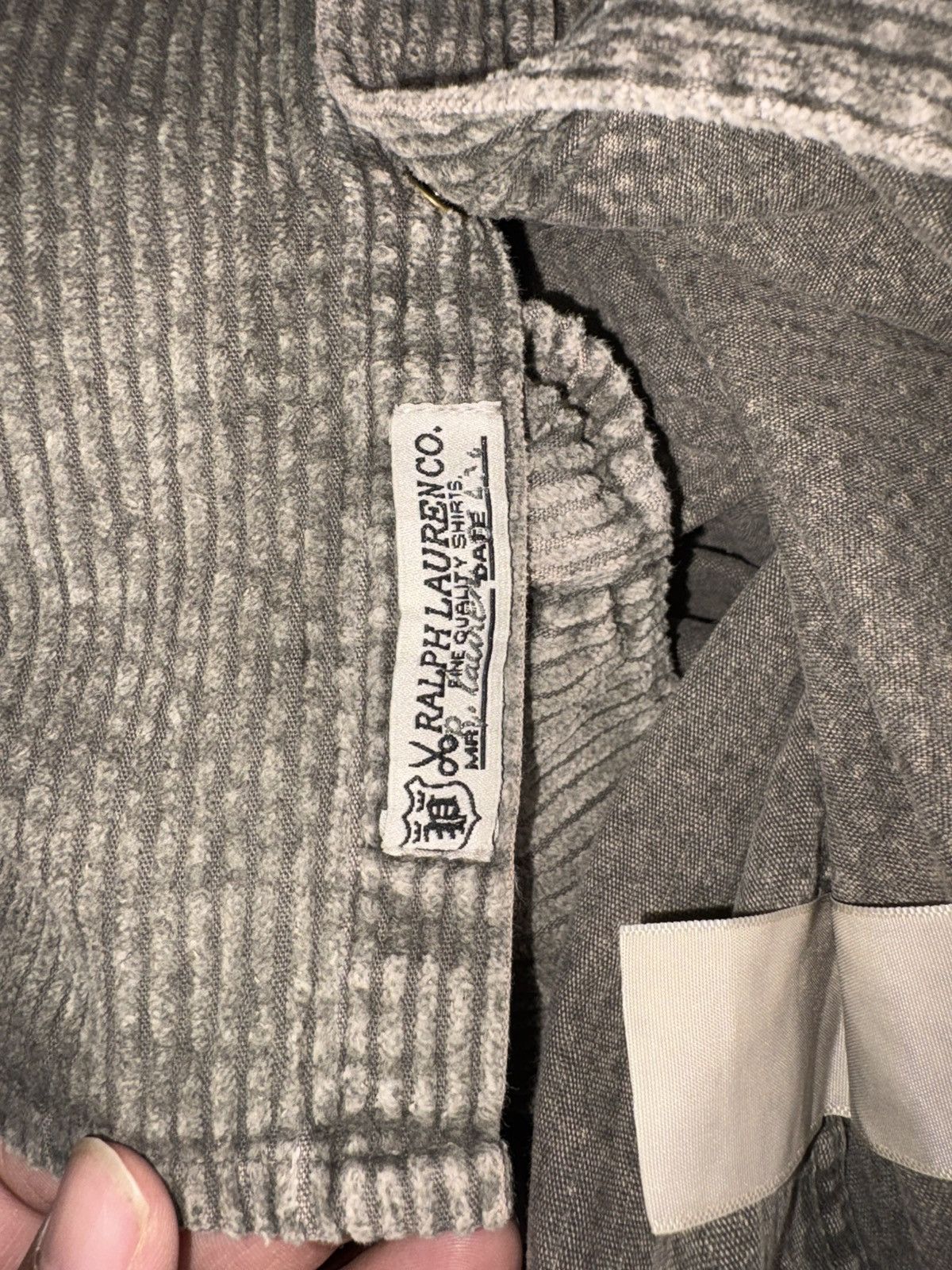 Polo Ralph Lauren Polo Ralph Lauren Corduroy Western Shirt Grey XL Fits like L Size US XL / EU 56 / 4 - 6 Thumbnail