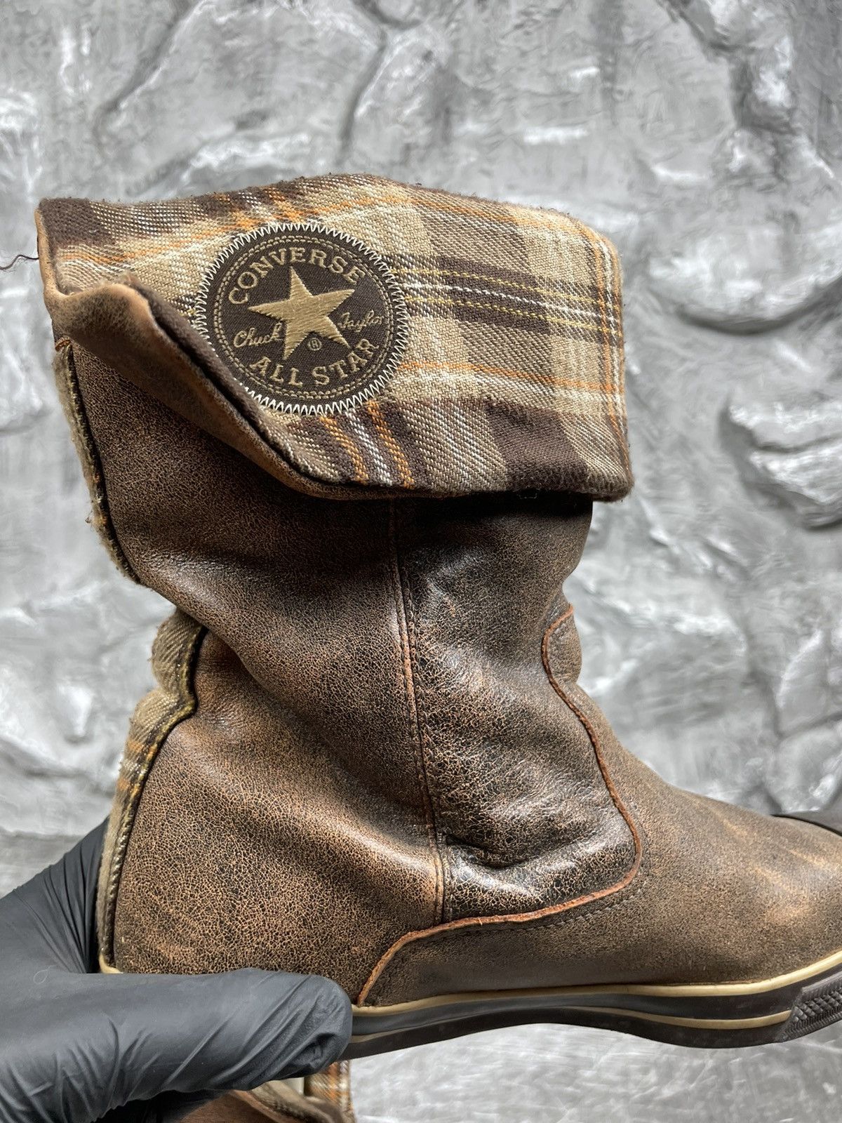 Converse Converse Leather Moto Wrestling High Boots Shoes Y2K Size US 10 / IT 40 - 11 Thumbnail