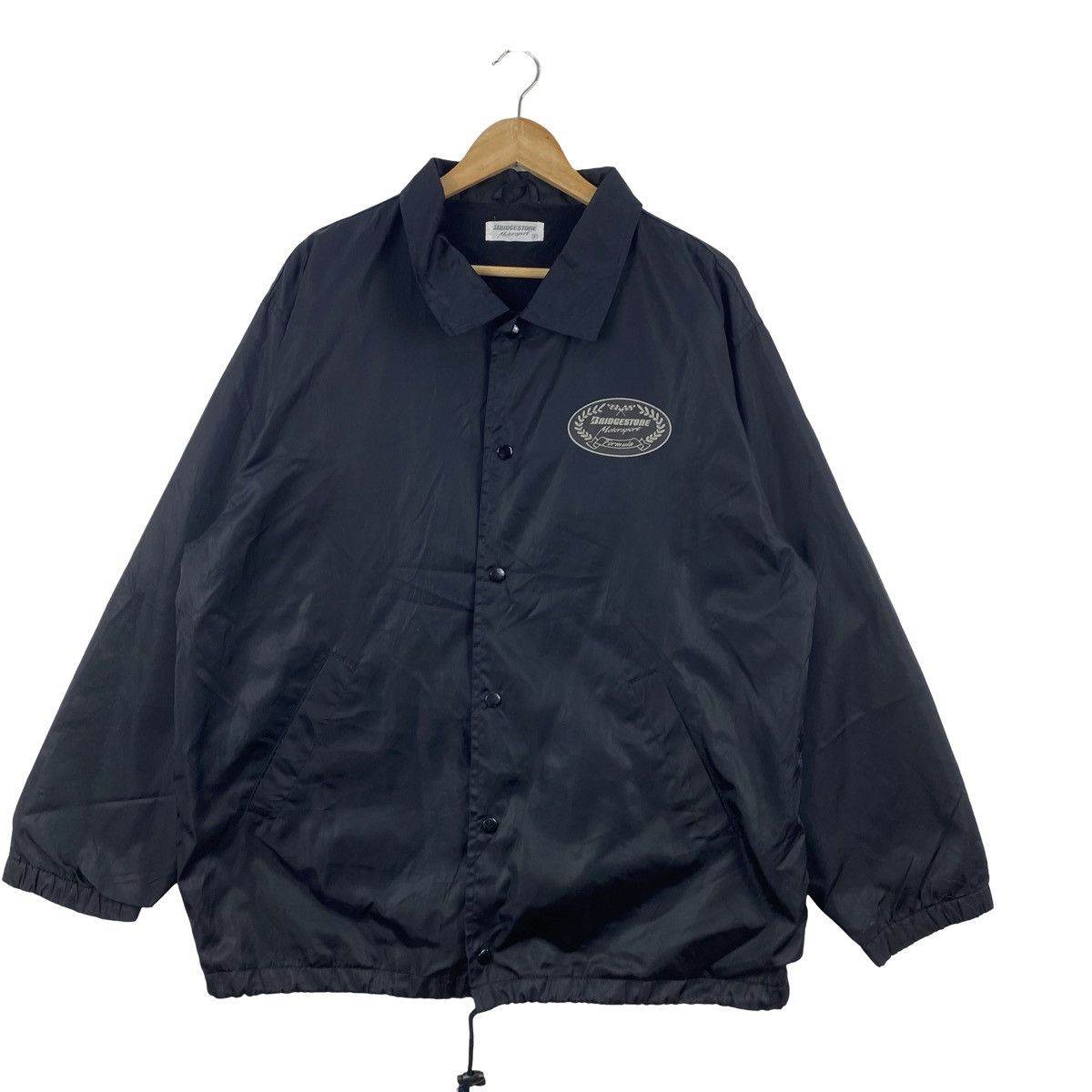Vintage Vintage BRIDGESTONE MOTORSPORT Coach Button Up Racing Size US XXL / EU 58 / 5 - 4 Thumbnail