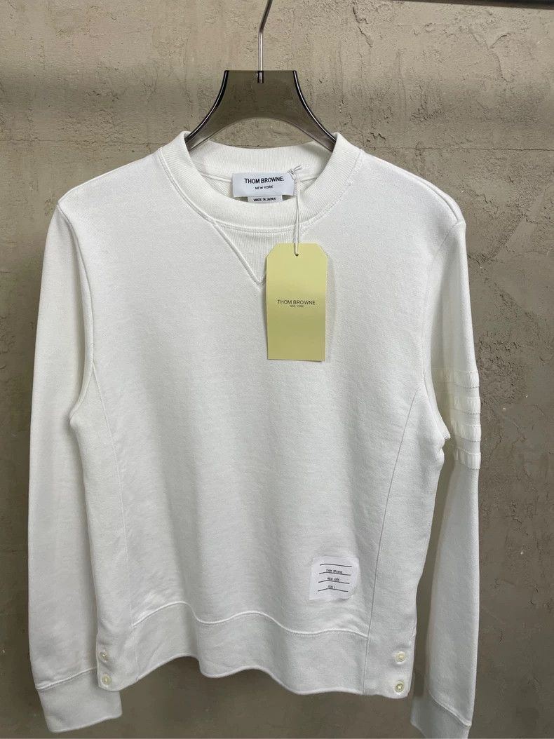 Thom Browne Thom Browne size1 Huffug round neck hoodie Size US S / EU 44-46 / 1 - 5 Thumbnail