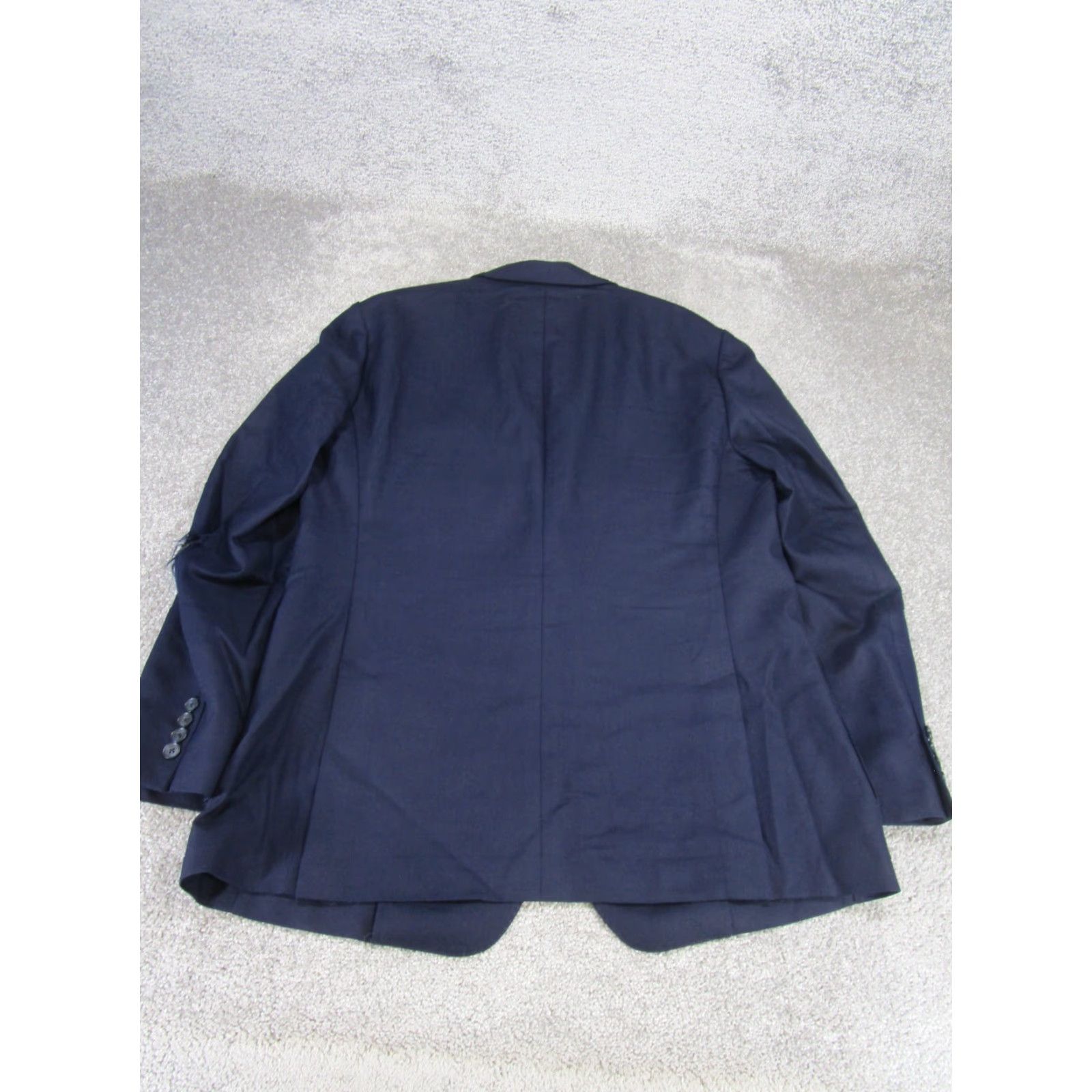 Bonobos Bonobos Blazer Mens 44R Blue Wool Single-Breasted Jacket Coat, 2 Piece, Solid, Regular Fit, Wool Blazer, Blue Mens 44R Size 44R - 5 Thumbnail