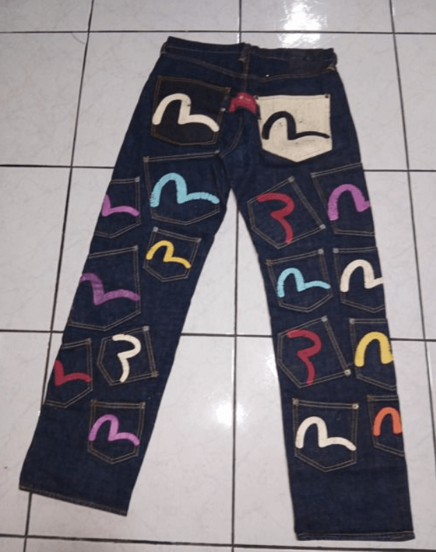 Evisu evisu travis scott multipocket selvedge jeans | Grailed