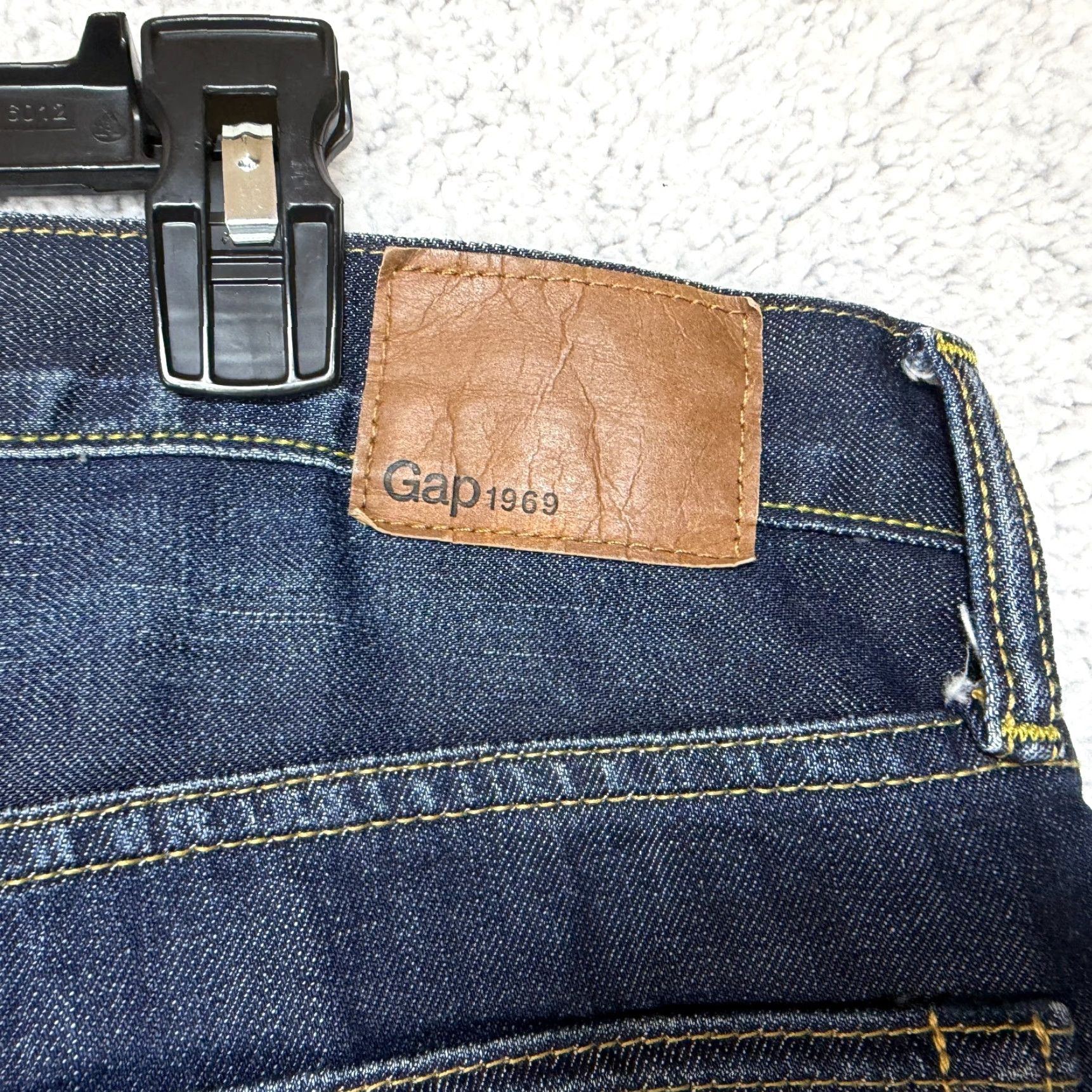 Gap Gap 1969 Skinny Jeans Denim Men's Size 32x32 Dark Indigo 5-Pocket Style Slim Modern Casual Jeans Mens Size US 32 / EU 48 - 7 Thumbnail