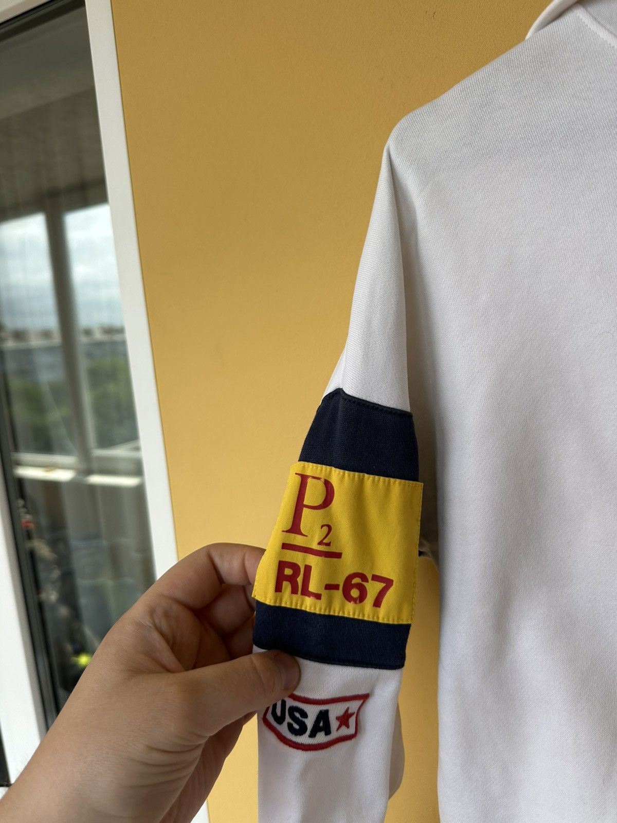 Polo Ralph Lauren Polo Ralph Lauren Crop Hoodie Offshore Sailing Team RL-93 Size S / US 4 / IT 40 - 2 Thumbnail
