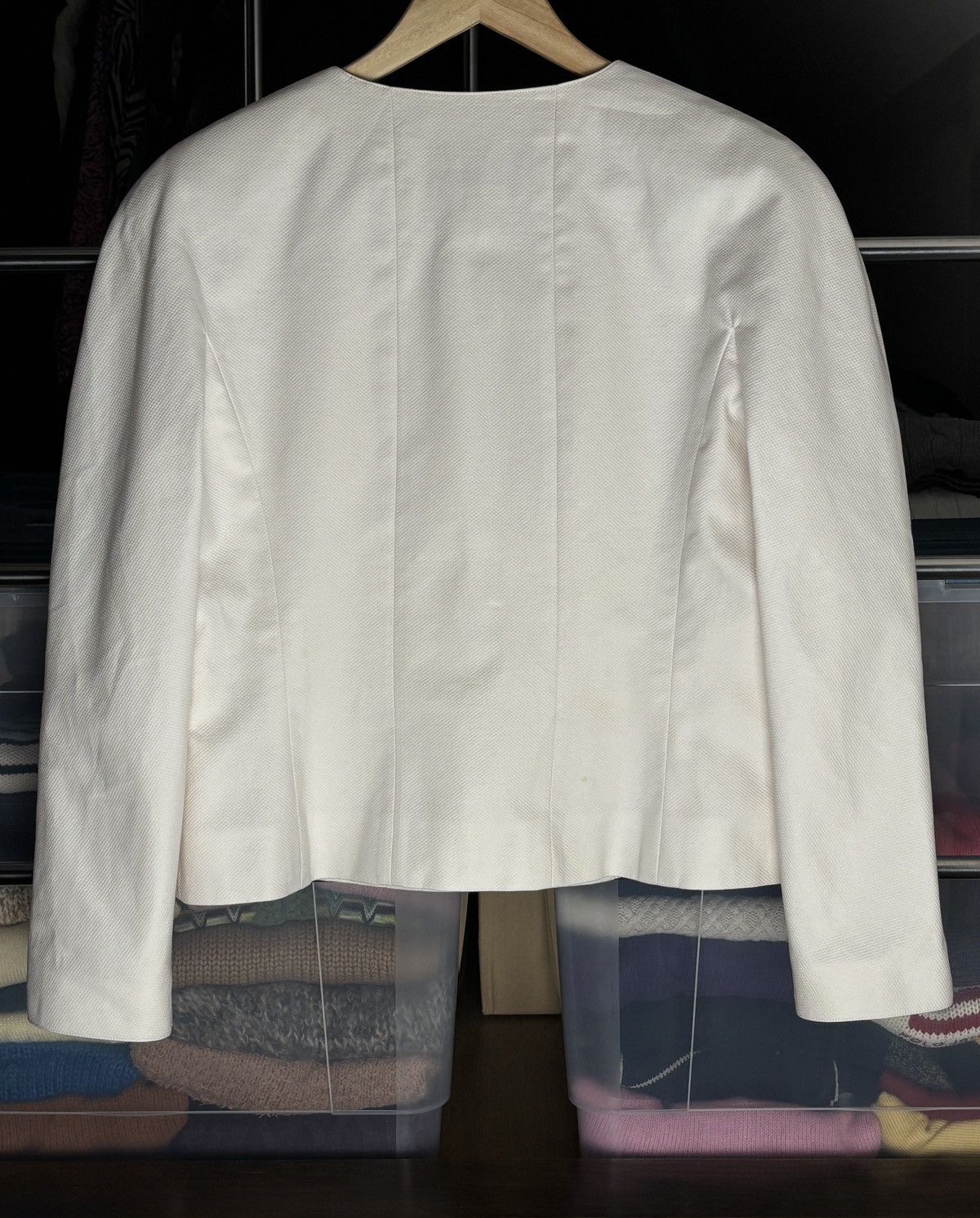 Chanel 90s Chanel Blazer Archive Cotton Silk Vintage Jacket Size M / US 6-8 / IT 42-44 - 5 Thumbnail