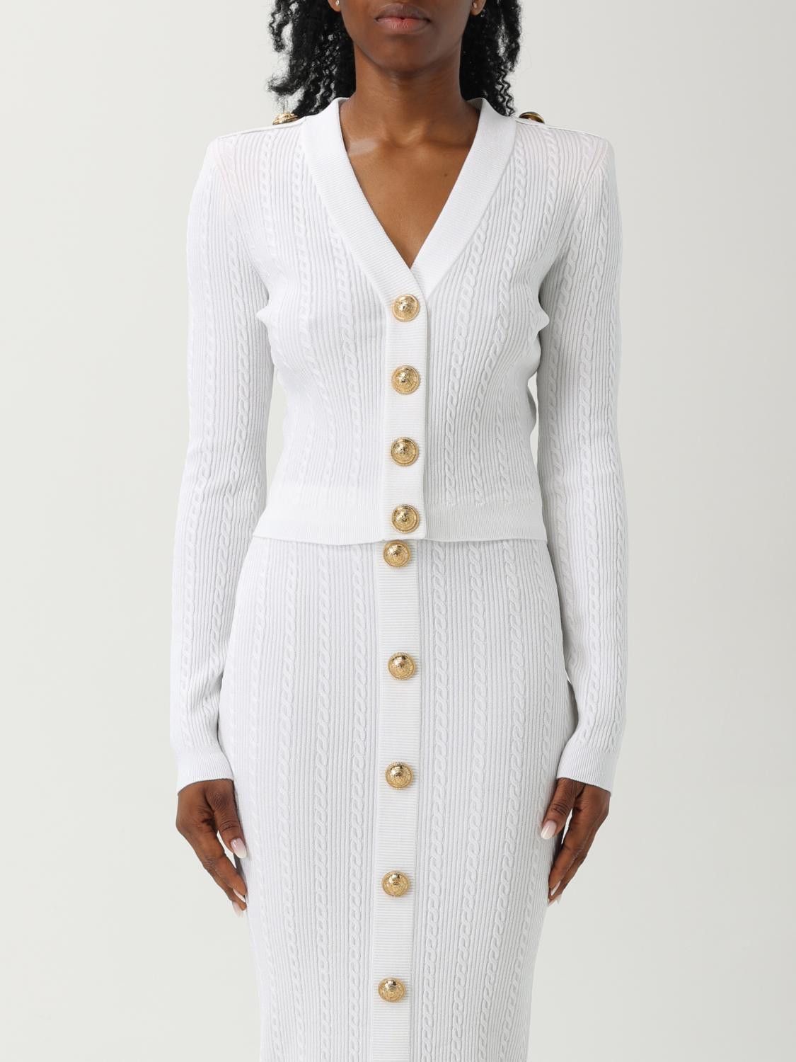 Balmain Balmain Sweater Woman White Size XS / US 0-2 / IT 36-38 - 1 Thumbnail
