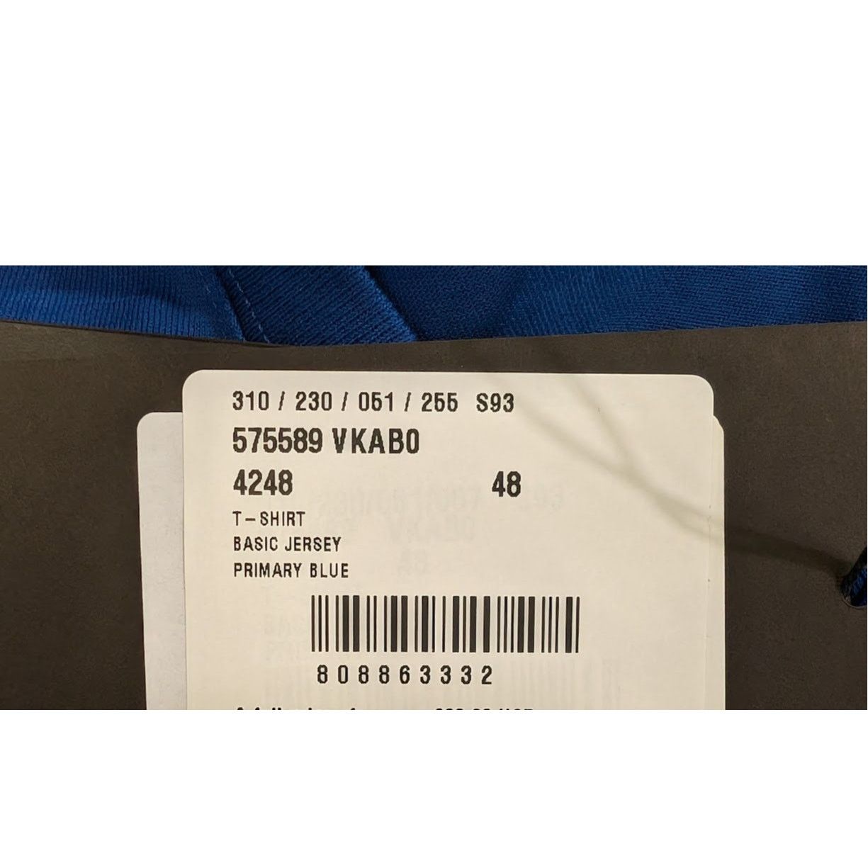 Bottega Veneta o1rshd1 Basic Jersey T-Shirt in Primary Blue Size US M / EU 48-50 / 2 - 19 Thumbnail