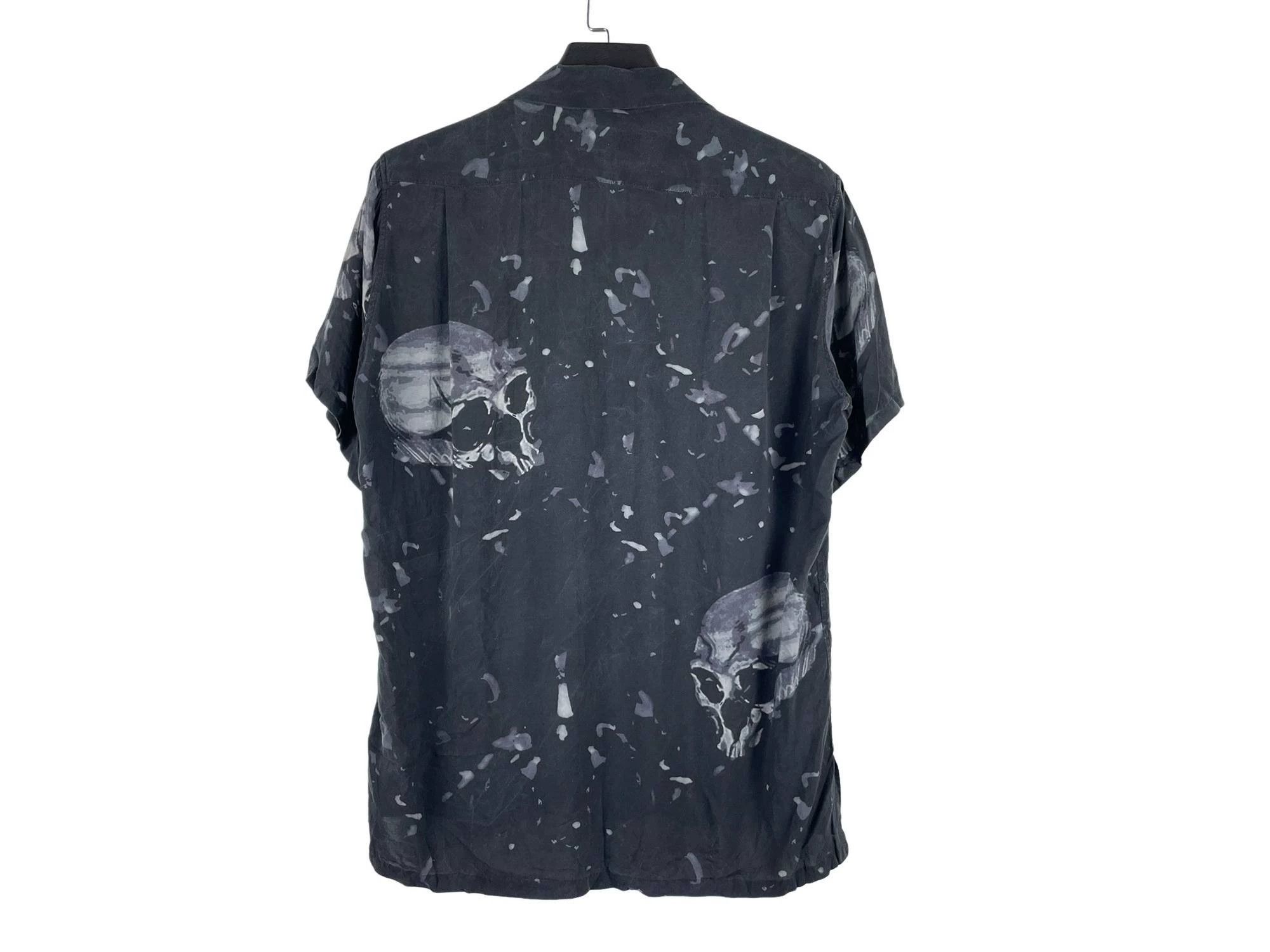 Yohji Yamamoto Yohji Yamamoto SS16 Tencel Skull Shirt Size 2 Size US M / EU 48-50 / 2 - 2 Thumbnail