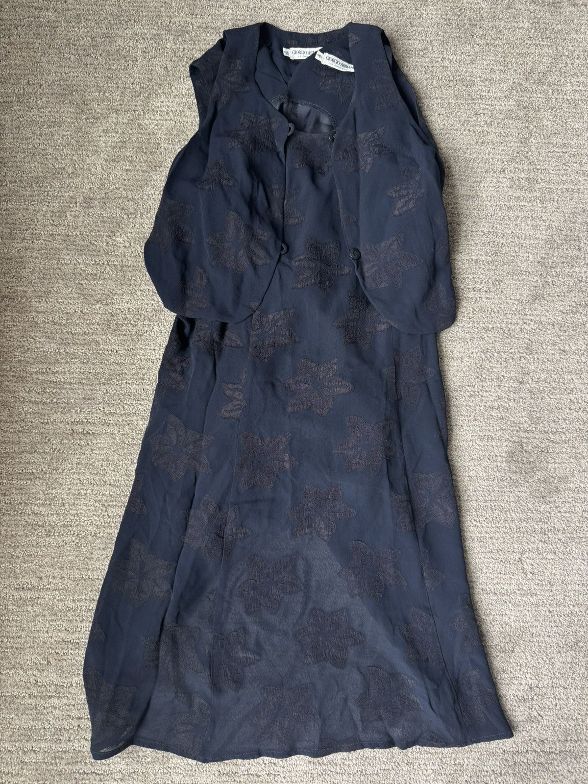 Giorgio Armani 2 Piece Floral Dress Size S / US 4 / IT 40 - 3 Thumbnail