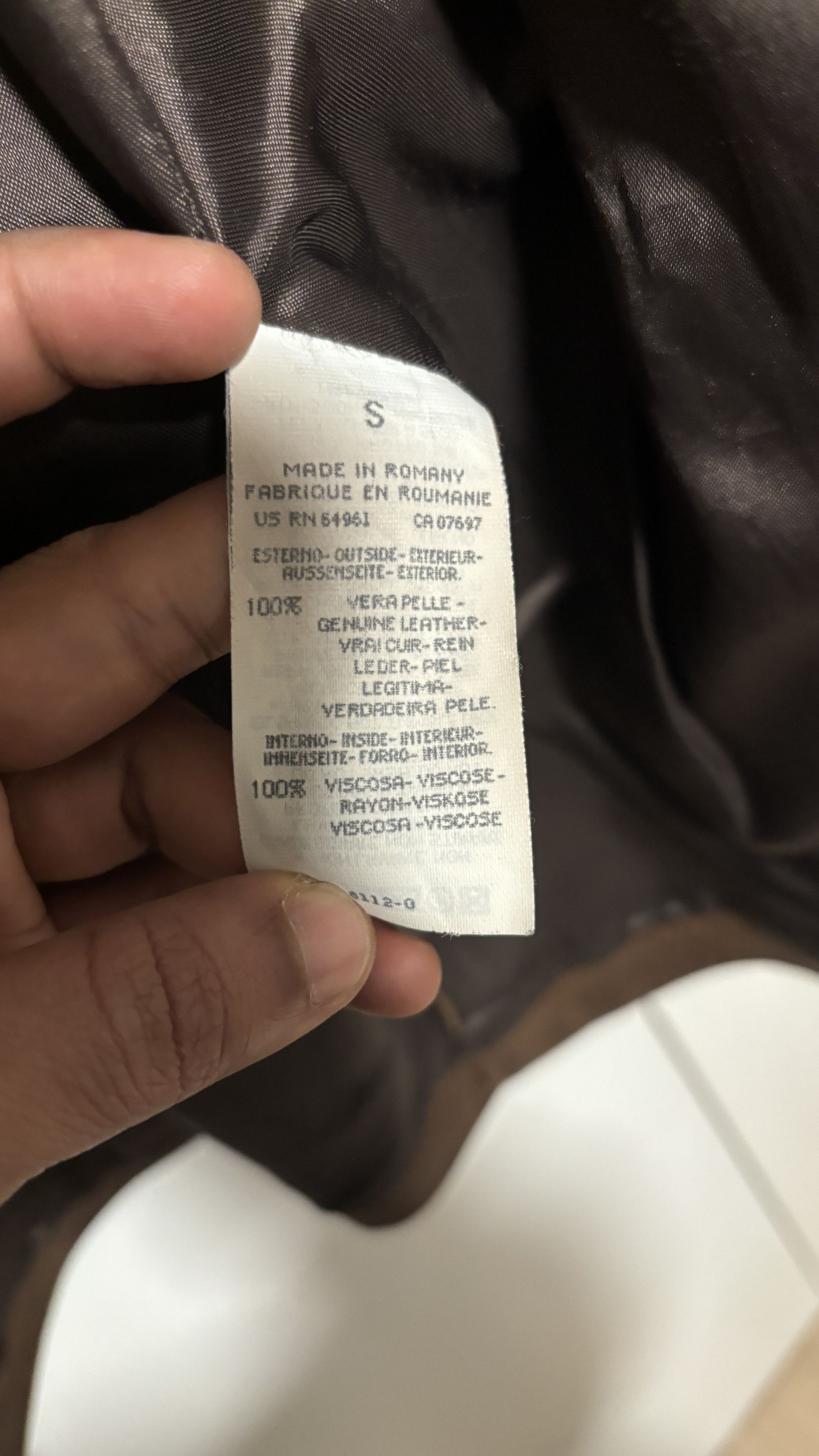 Aero Leathers $850 Brown Leather Button Closure Jacket - Small/ Medium Size US M / EU 48-50 / 2 - 13 Thumbnail