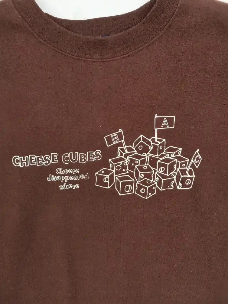Japanese Brand Movin: Cheese Cube Big Logo Sweatshirts Size US L / EU 52-54 / 3 - 5 Thumbnail