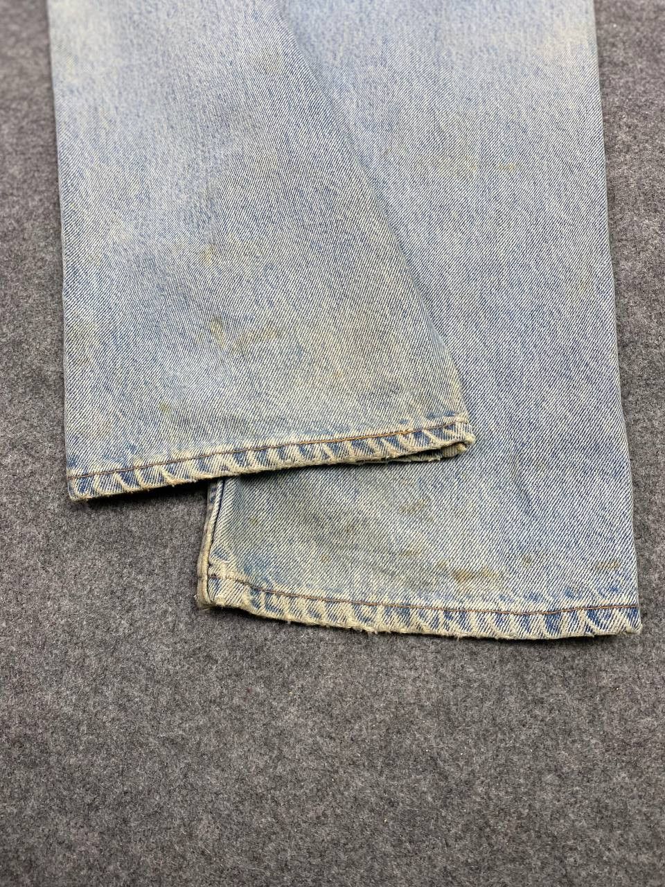 Levi's vintage levis 501 slightly distressed denim nice design Size US 36 / EU 52 - 8 Thumbnail