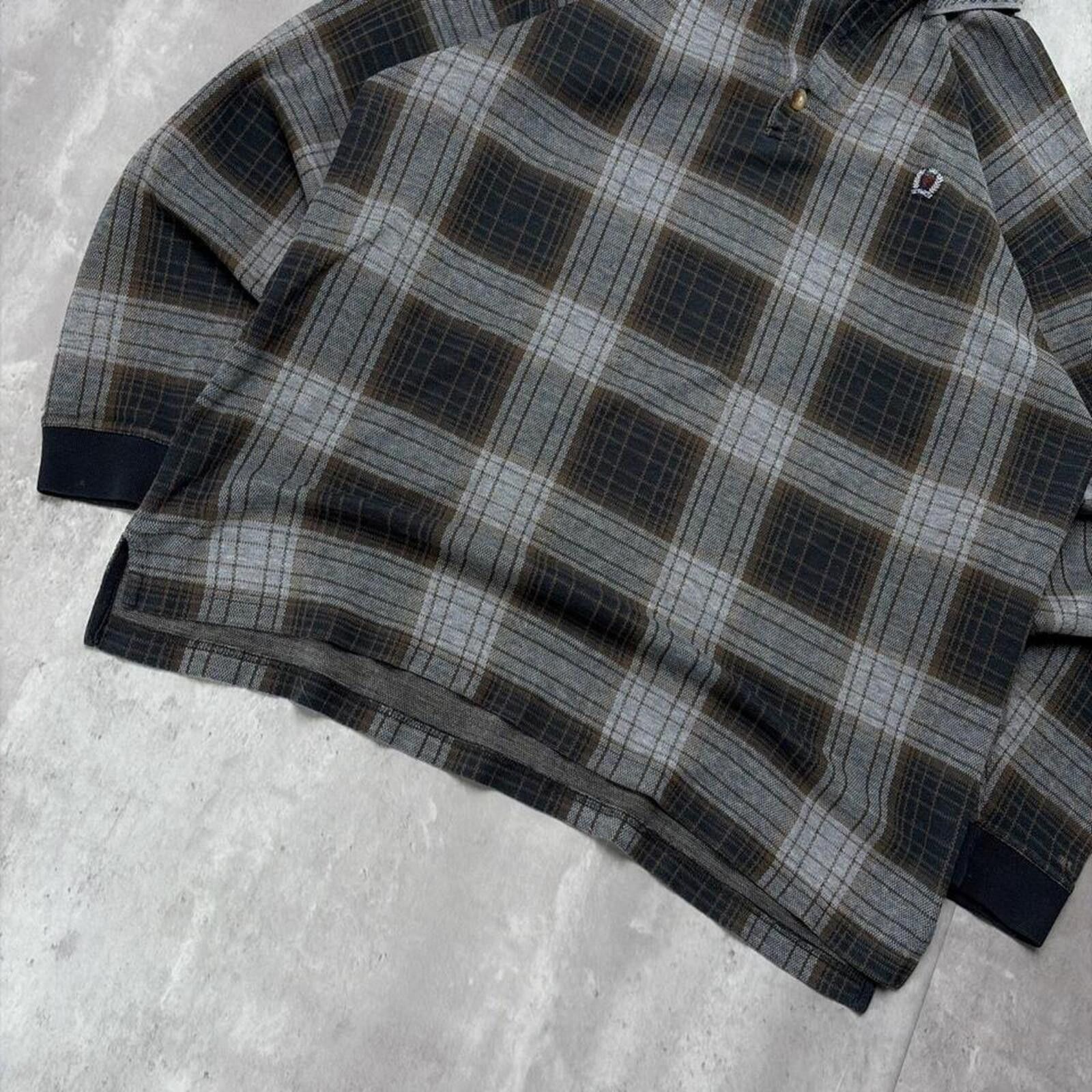 Other Vintage Siegfried Grunge Plaid Distressed Rugby Polo Shirt Size US XL / EU 56 / 4 - 4 Thumbnail