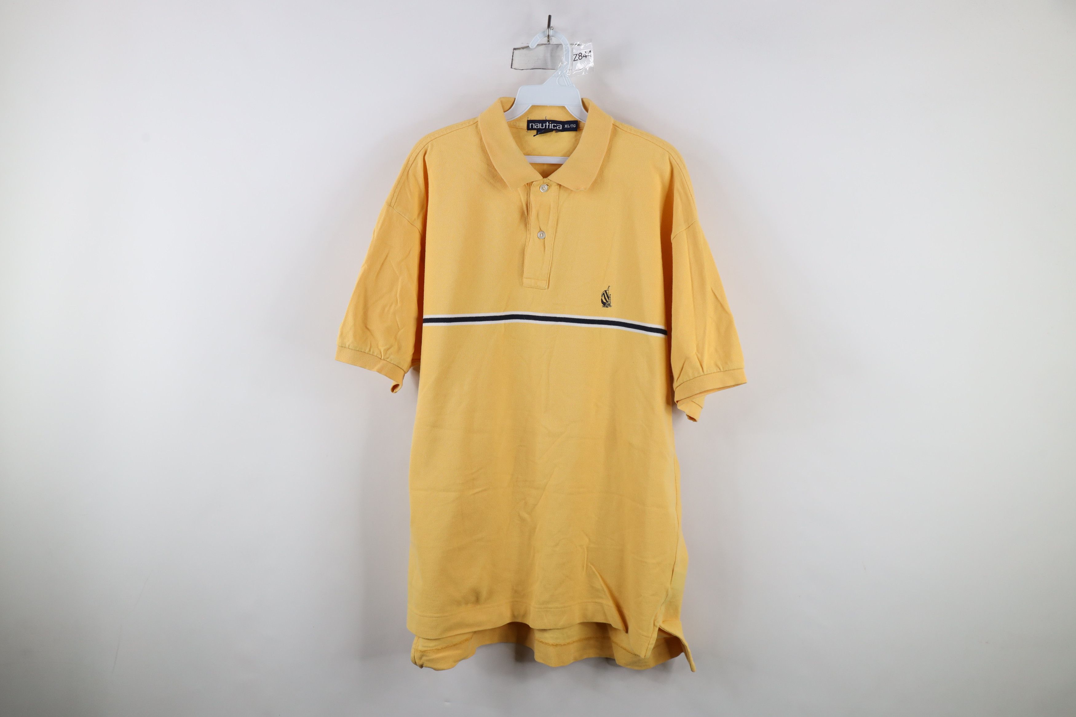 Nautica × Vintage Vintage 90s Nautica Sailboat Sailing Collared Polo Shirt Size US XL / EU 56 / 4 - 1 Thumbnail