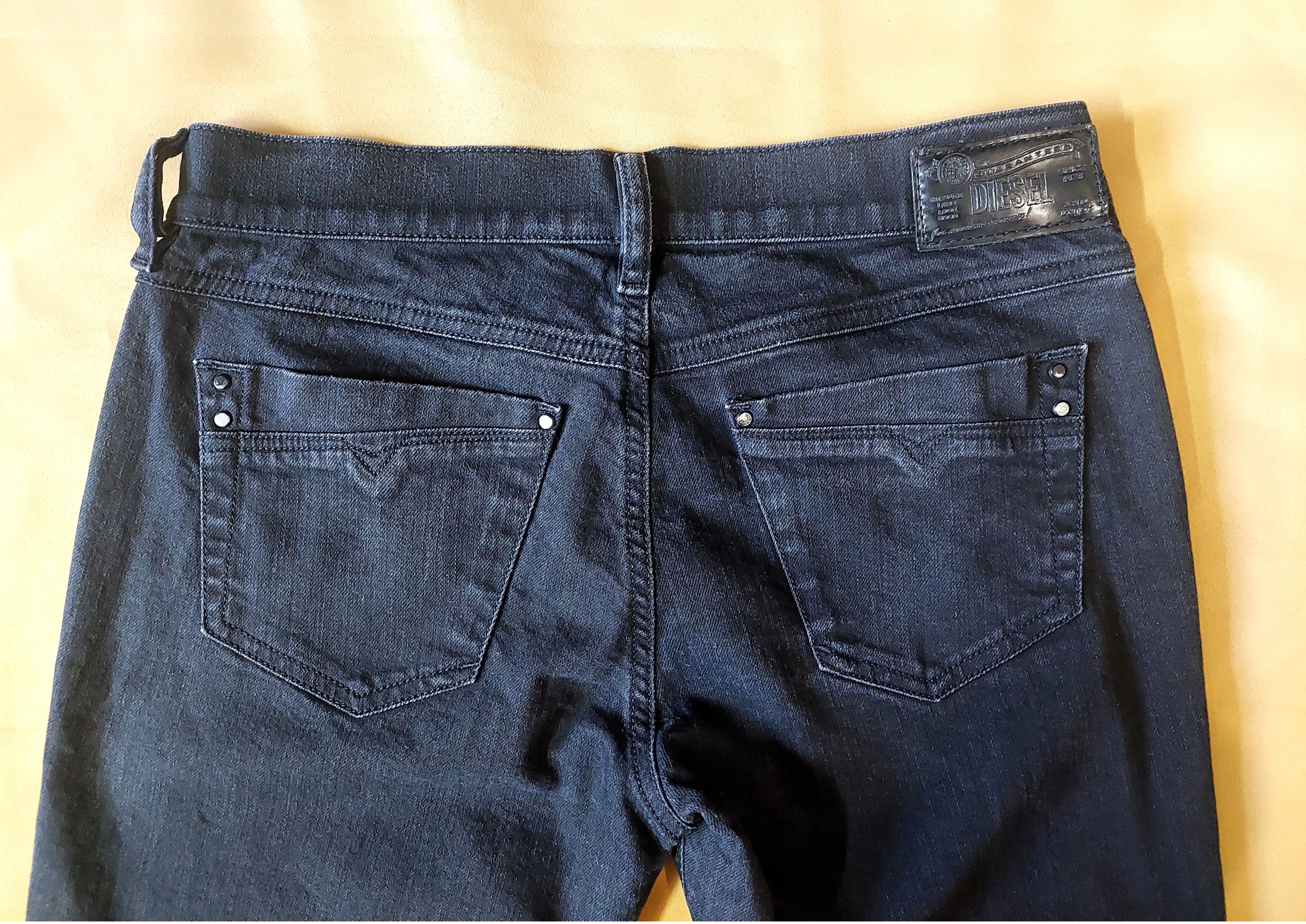 Diesel Diesel Ronhoir W28 L32 Women's Black Bootcut Stretch Jeans Size 28" / US 6 / IT 42 - 13 Thumbnail