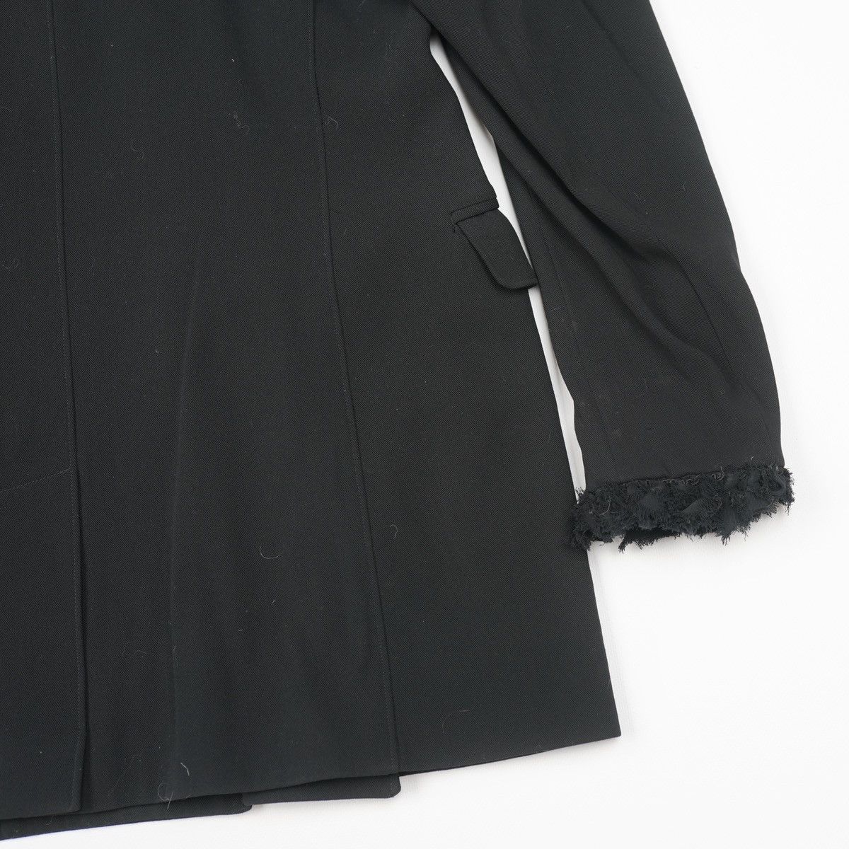 Jean Paul Gaultier Jean Paul Gaultier Wool Fringe Double Breasted Coat Jacket Size M / US 6-8 / IT 42-44 - 13 Thumbnail