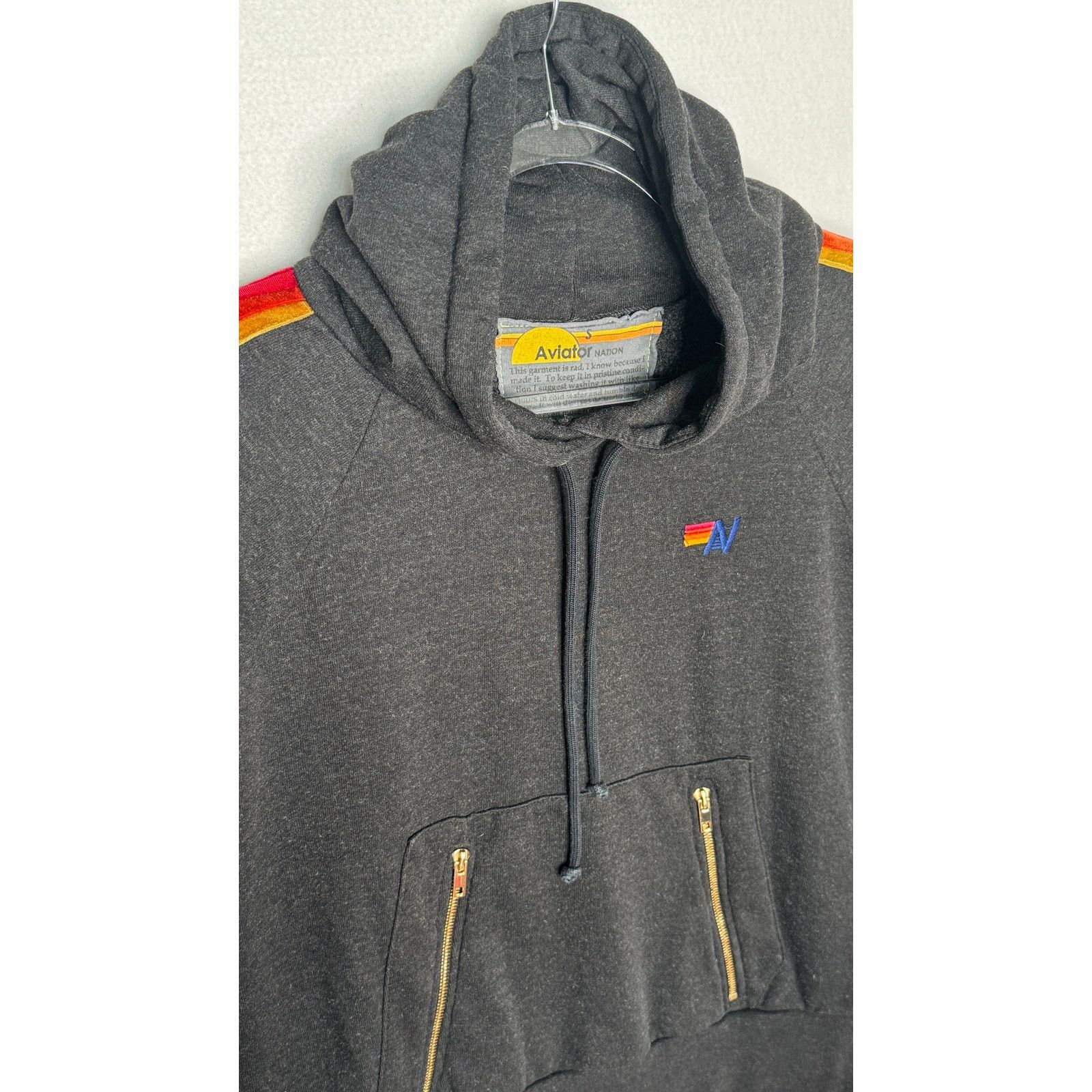 Aviator Nation 2010s Aviator Nation Rainbow Stripe Hoodie Jogger Set S/L Size S / US 4 / IT 40 - 15 Thumbnail