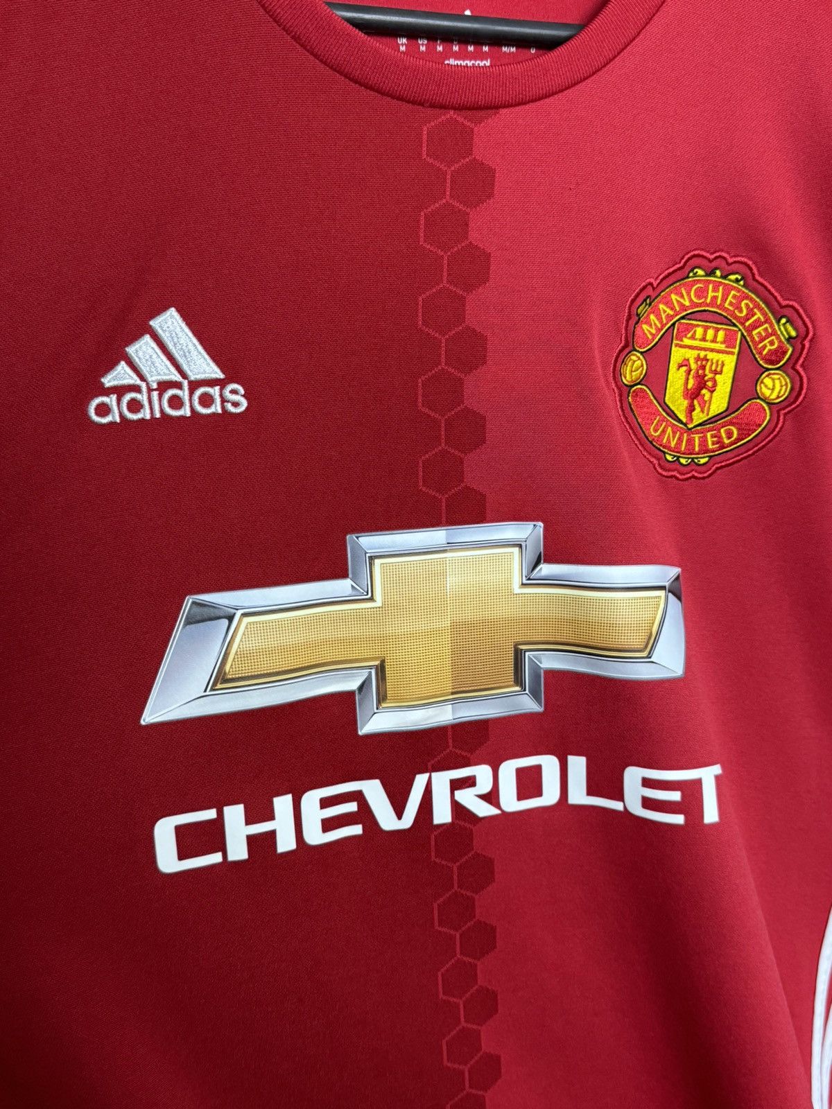 Adidas Manchester United 16/17 Home Football Jersey T-Shirt Size US M / EU 48-50 / 2 - 3 Thumbnail