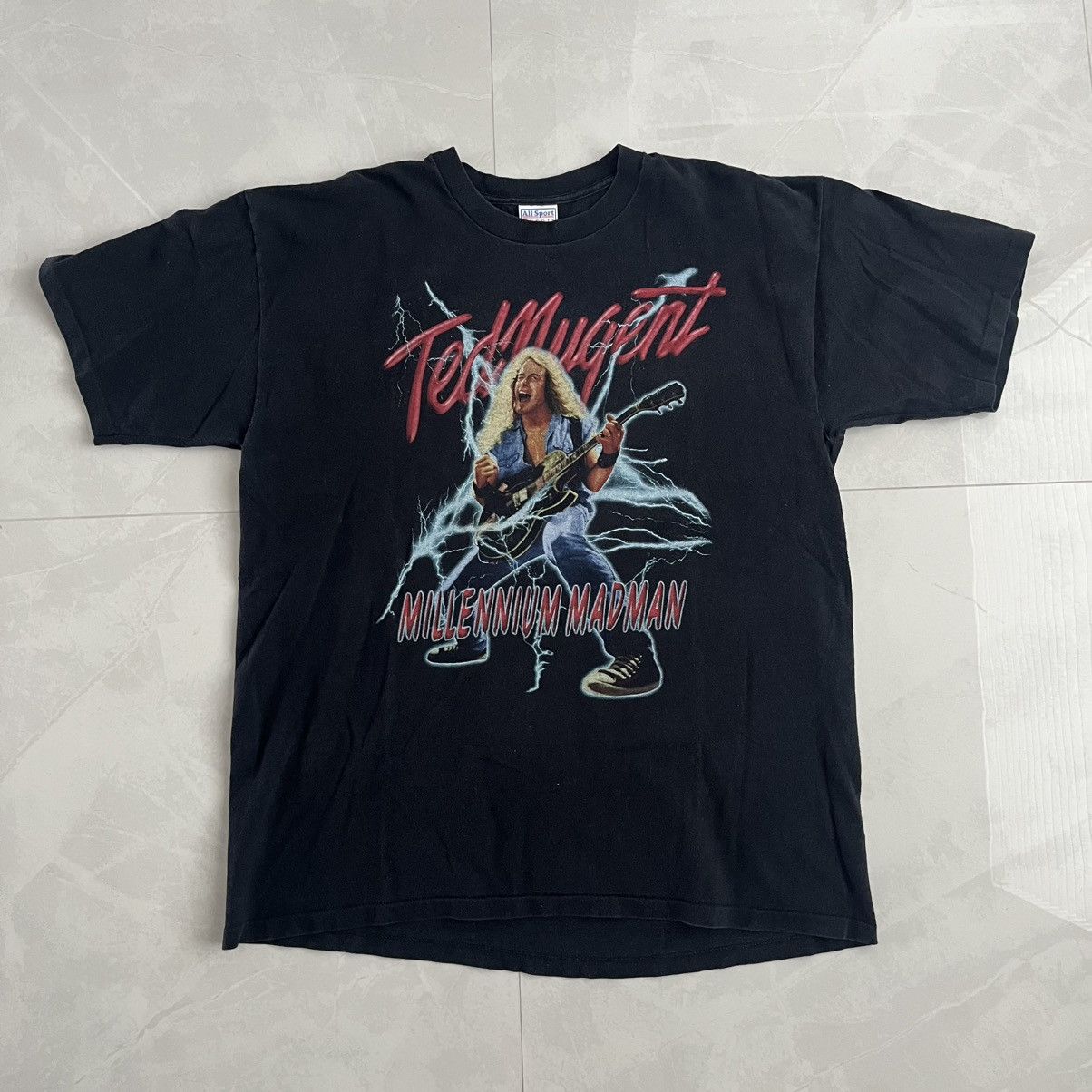 Vintage Ted Nugent Tour Size US XL / EU 56 / 4 - 1 Thumbnail