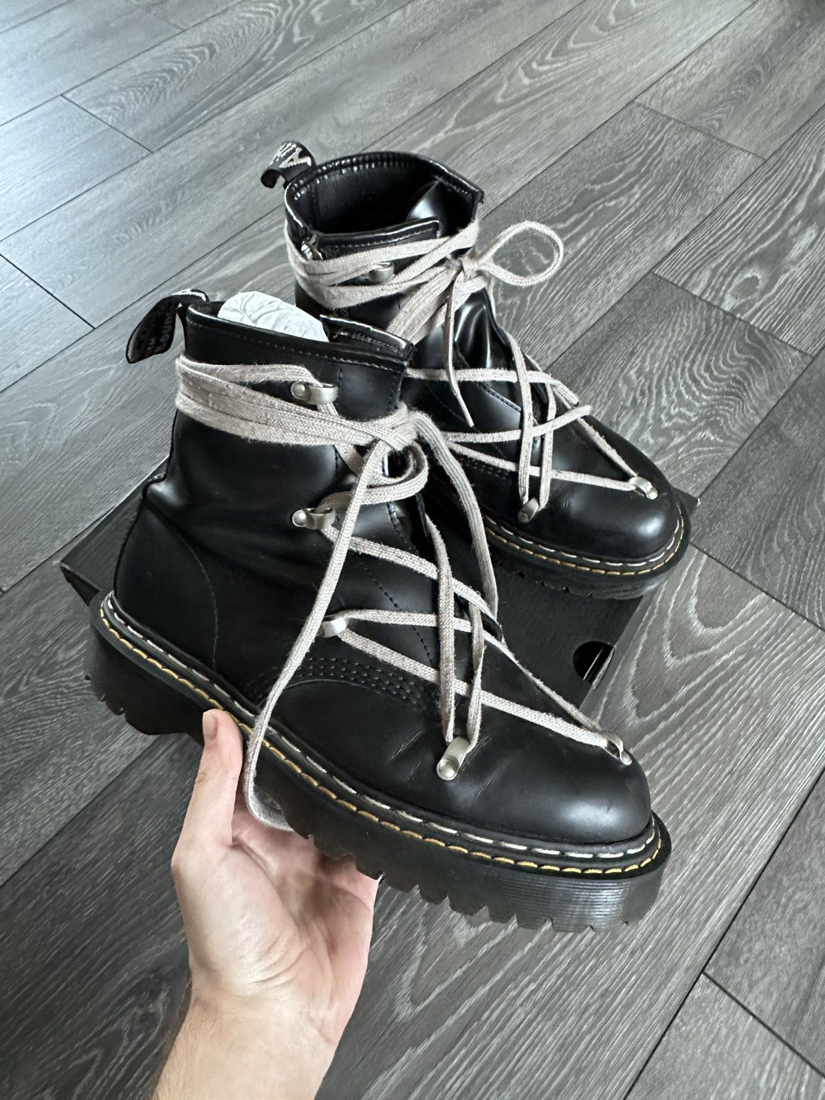 Rick Owens Dr Martens 1461 | Grailed