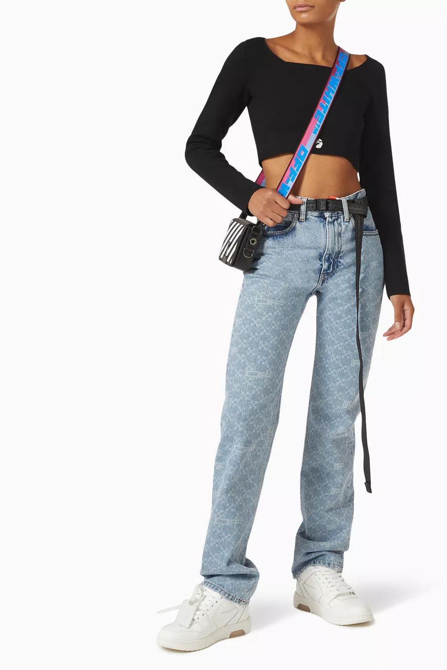 Off-White o1y1225 Sweater in Black Size M / US 6-8 / IT 42-44 - 3 Thumbnail