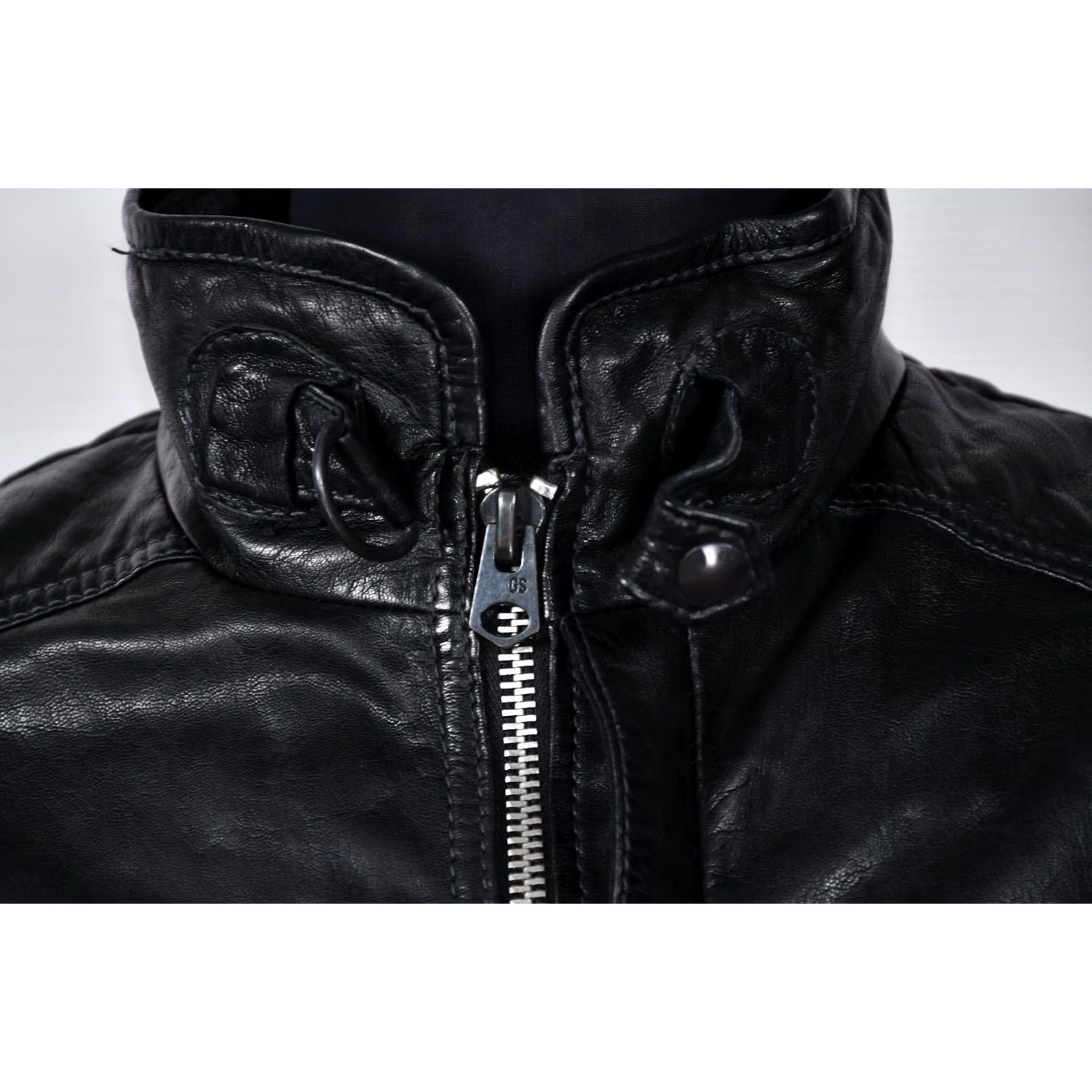 G-Star G-Star RCO Brando Leather Jacket XL Men's Black Leather Classic Biker Zip Casual 57cm 70cm 48cm Size XL Size US XL / EU 56 / 4 - 5 Thumbnail
