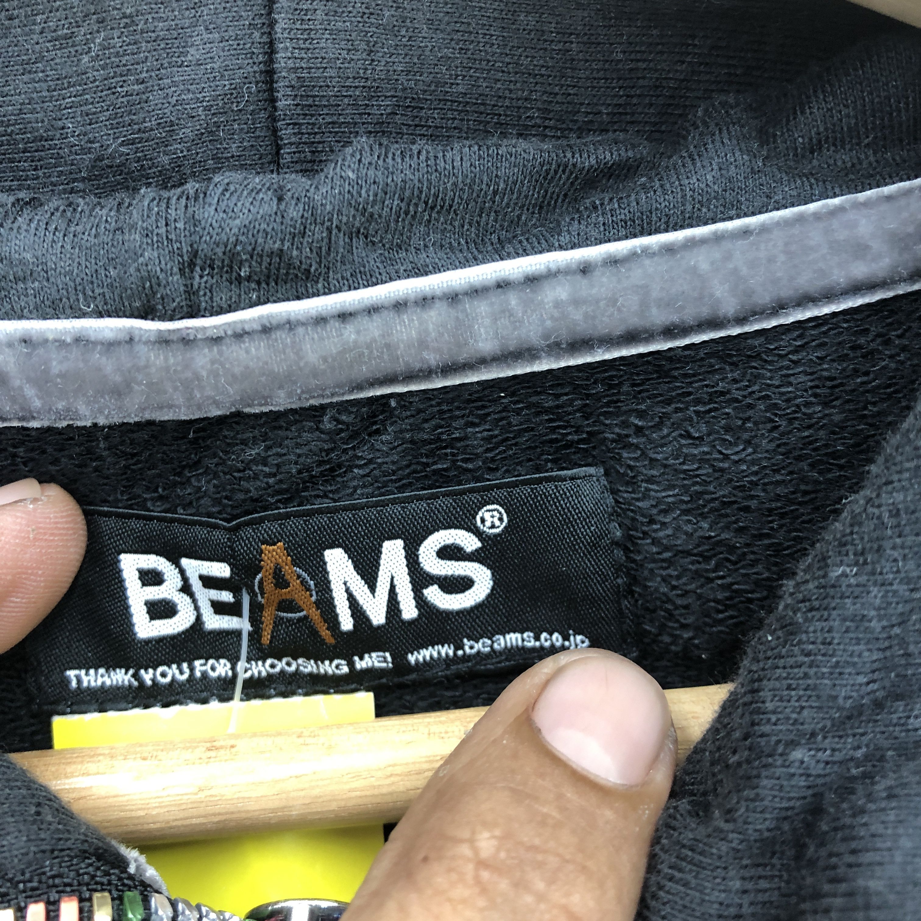 Beams Plus × Japanese Brand × Vintage Vintage Beams Hoodie Sweater Zipper Hooded Sweatshirt Jumper Size US S / EU 44-46 / 1 - 7 Thumbnail
