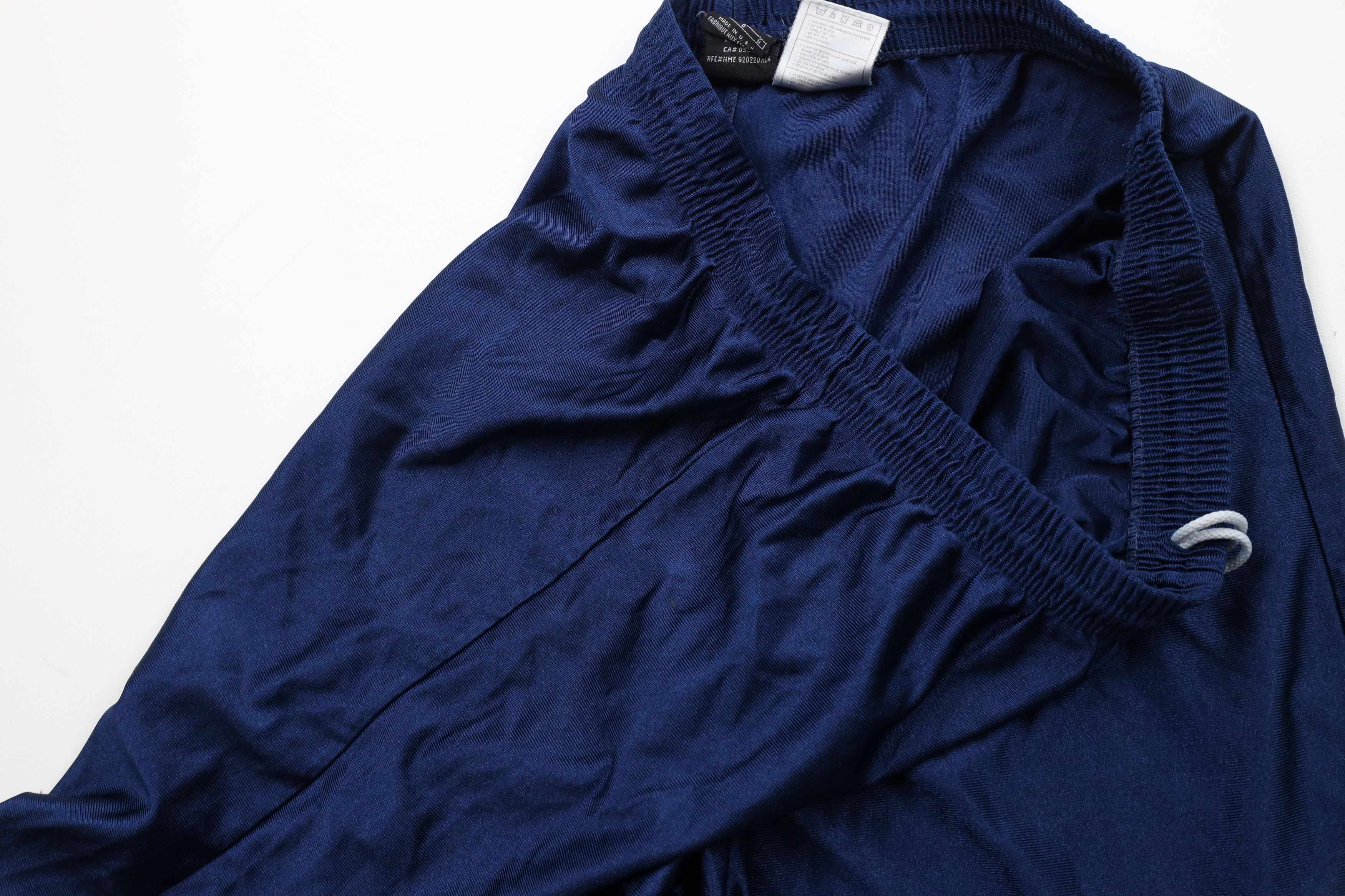 Nike × Vintage Vintage 90s Nike Travis Scott Mini Swoosh Shorts Blue USA Size US 34 / EU 50 - 8 Thumbnail