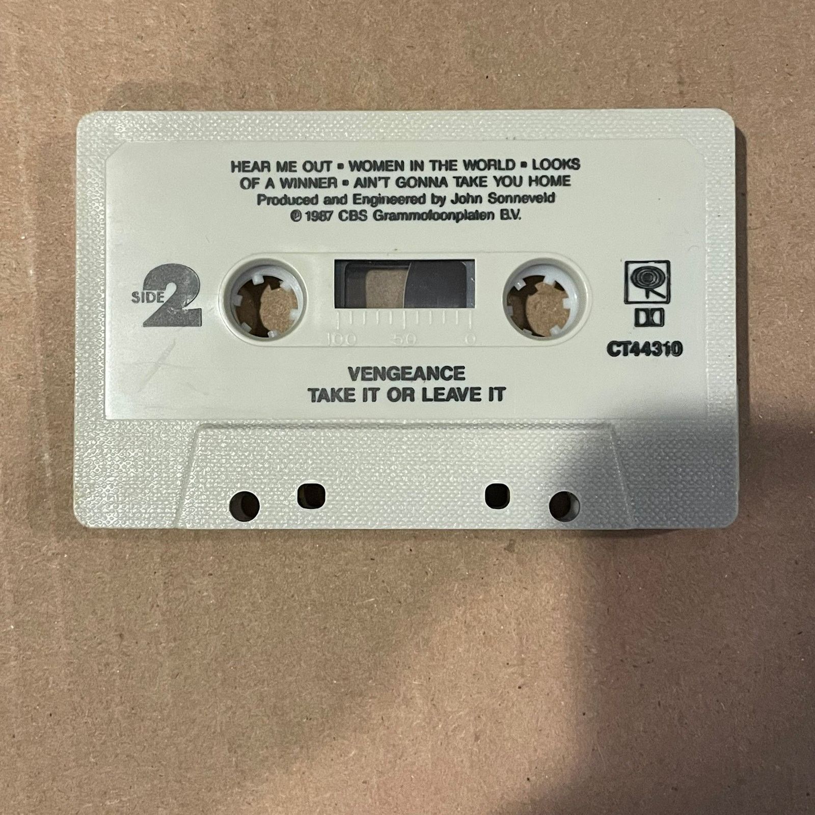 Columbia Vengeance - Take It Or Leave It Cassette Tape album metal Size ONE SIZE - 5 Thumbnail
