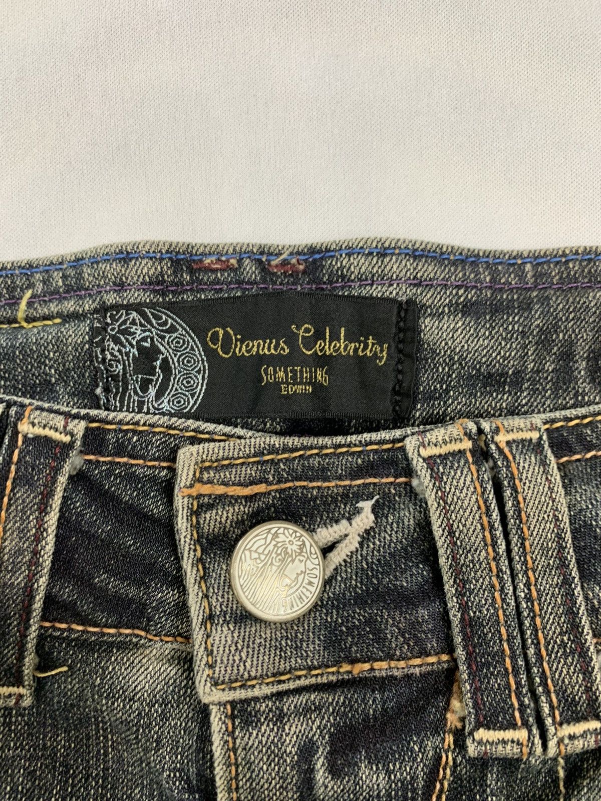 If Six Was Nine Vintage flare vienus jeans pant tornado mart style Size US 27 - 8 Thumbnail