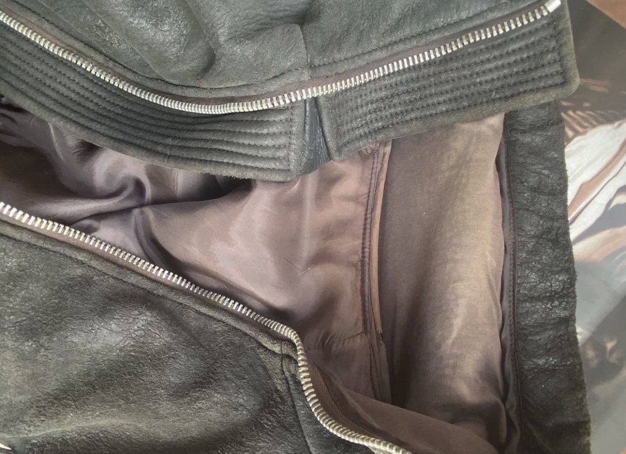 Rick Owens Rick Owens ancient eroded skin composite leather jacket Size US S / EU 44-46 / 1 - 4 Thumbnail