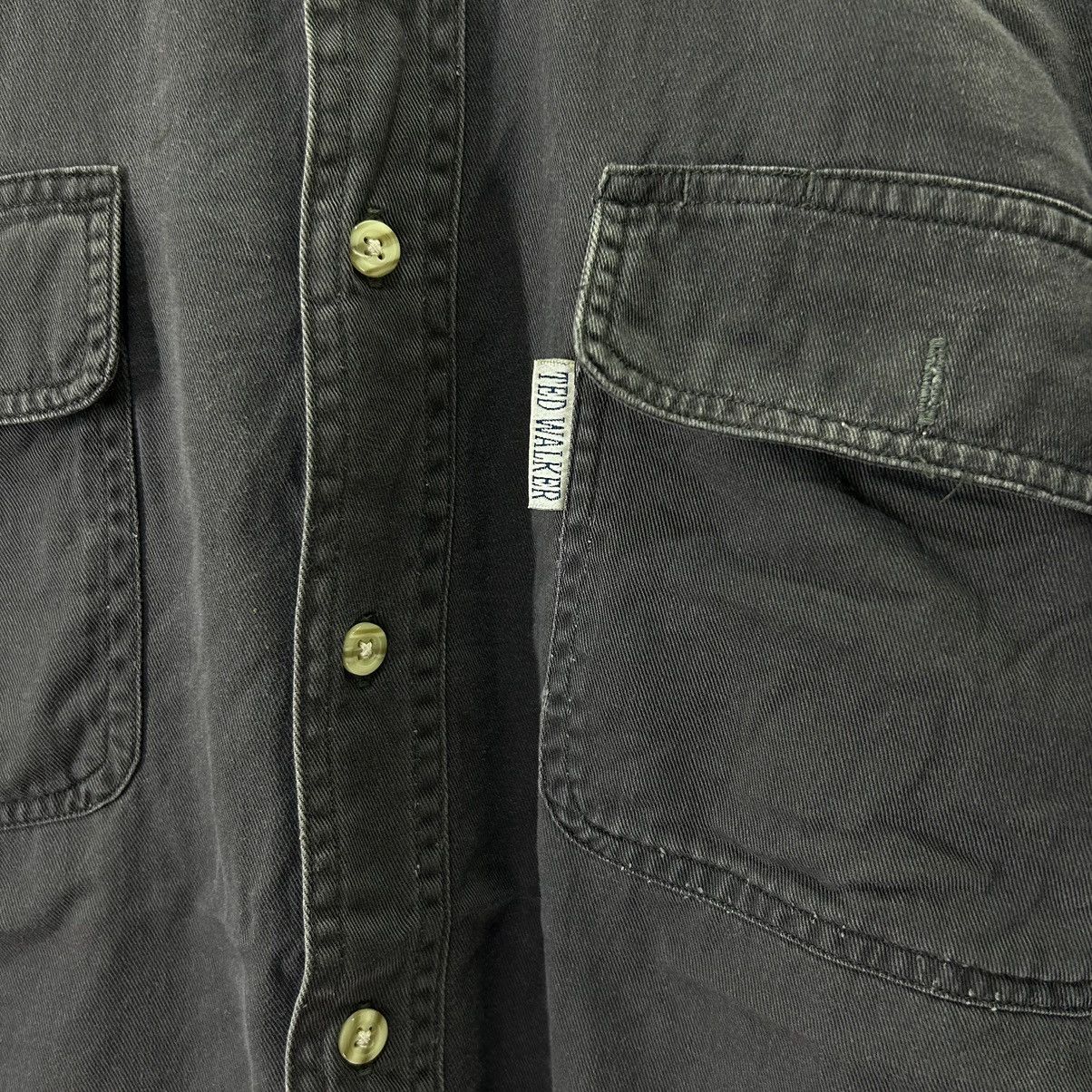 Japanese Brand Vintage Ted Walker Button Down Faded Shirt Size US L / EU 52-54 / 3 - 6 Thumbnail