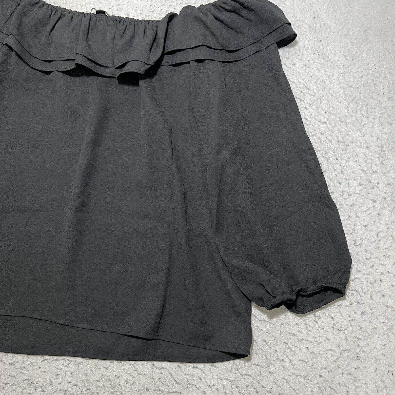 J.Crew J. Crew Mercantile Ruffle Convertible Off Shoulder Blouse Size M / US 6-8 / IT 42-44 - 10 Thumbnail