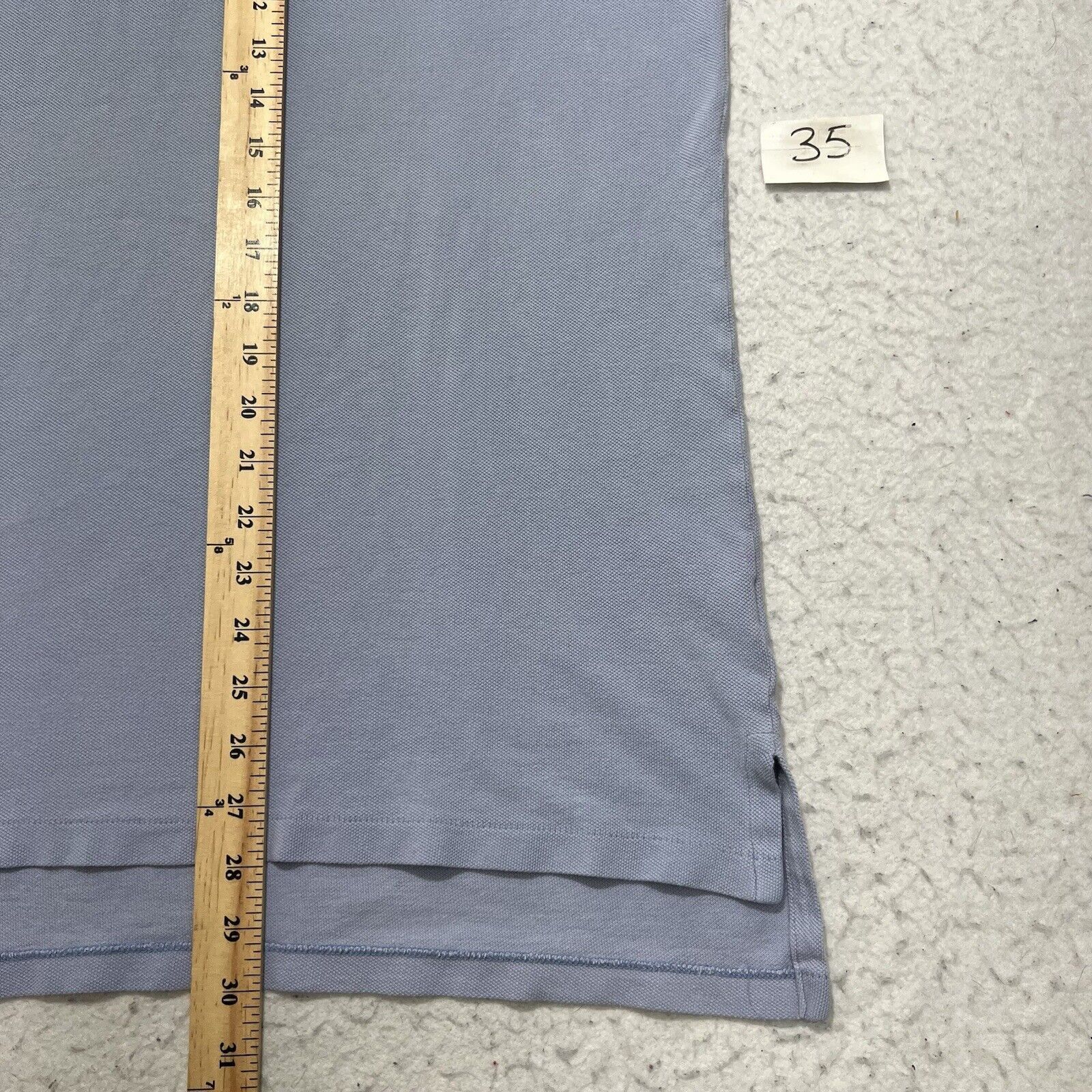 Polo Ralph Lauren Polo Ralph Lauren Light Blue Polo Navy Pony Logo Shirt Size US XL / EU 56 / 4 - 8 Thumbnail