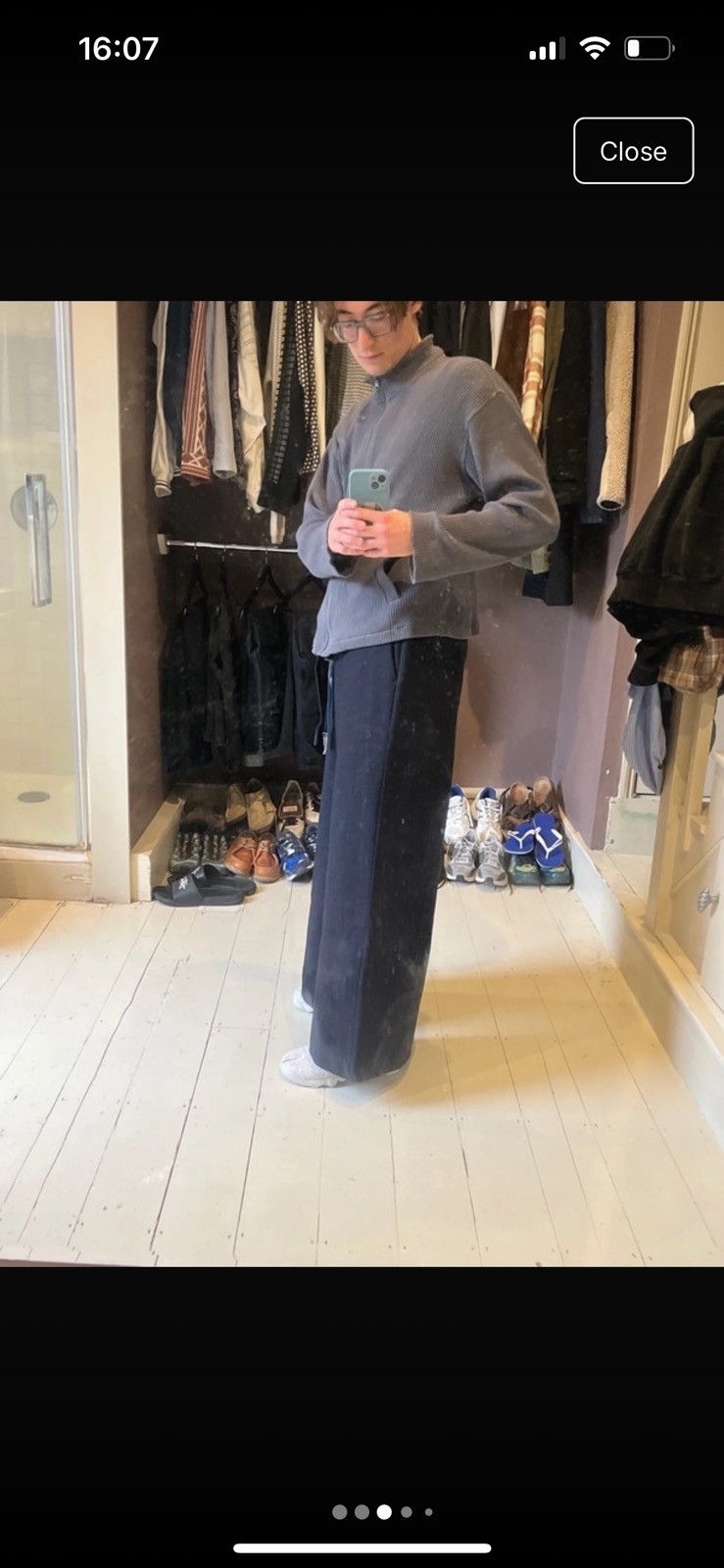 Sacai Sacai wide leg trousers Size US 32 / EU 48 - 3 Thumbnail