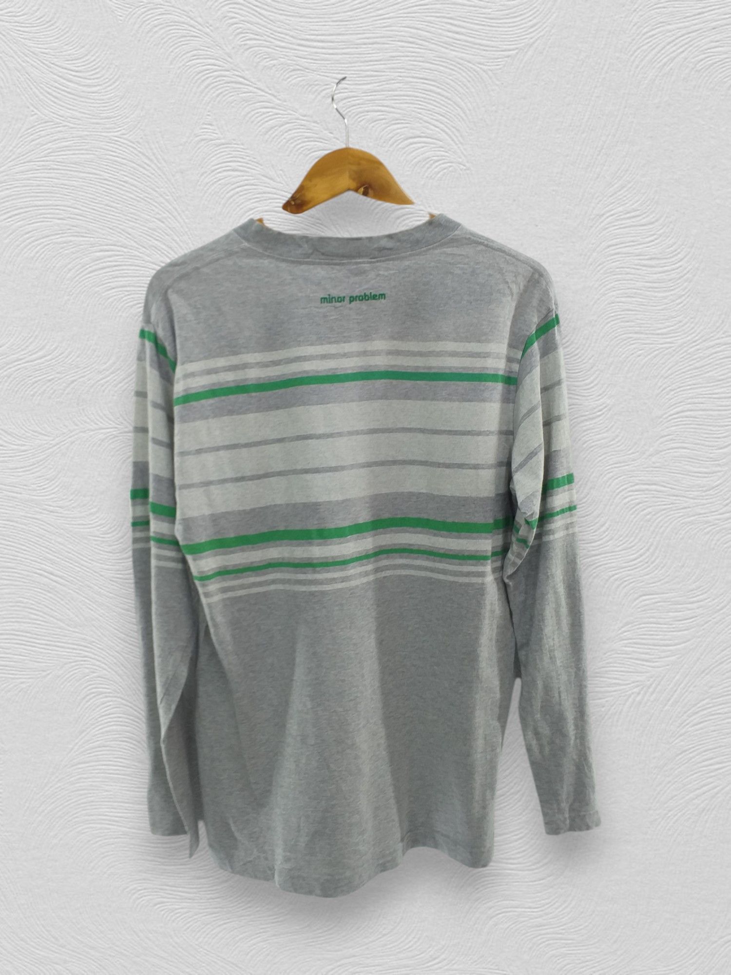 Japanese Brand Vintage Minor Problem Long Sleeve Medium T Shirt -A068 Size US M / EU 48-50 / 2 - 2 Thumbnail