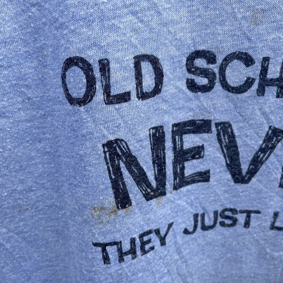 Vintage 🔥Vintage 70s Old School Teacher Never Die Ringer Tee Size US S / EU 44-46 / 1 - 6 Thumbnail
