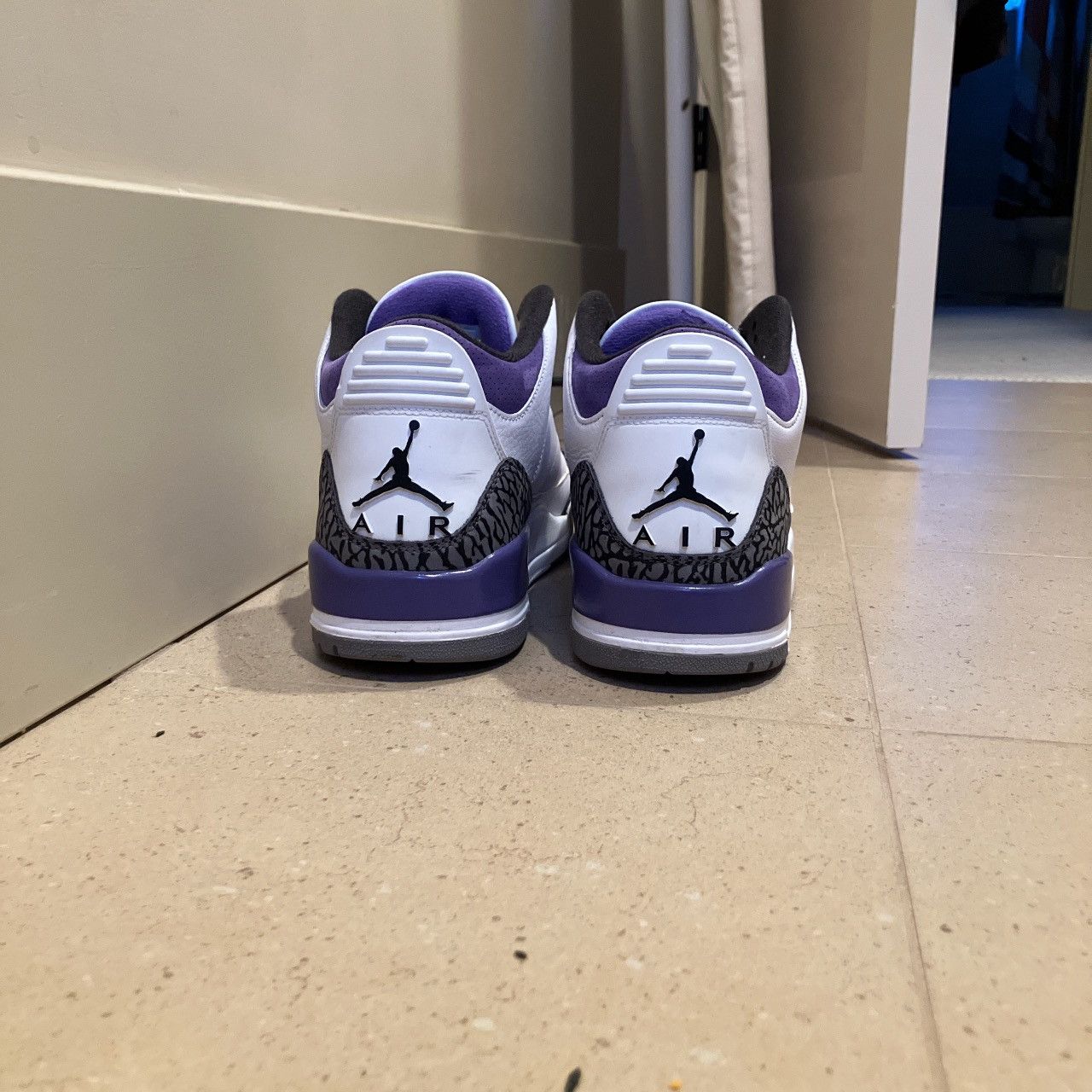 Jordan Brand Jordan 3 “Dark Iris” Size US 12 / EU 45 - 4 Thumbnail