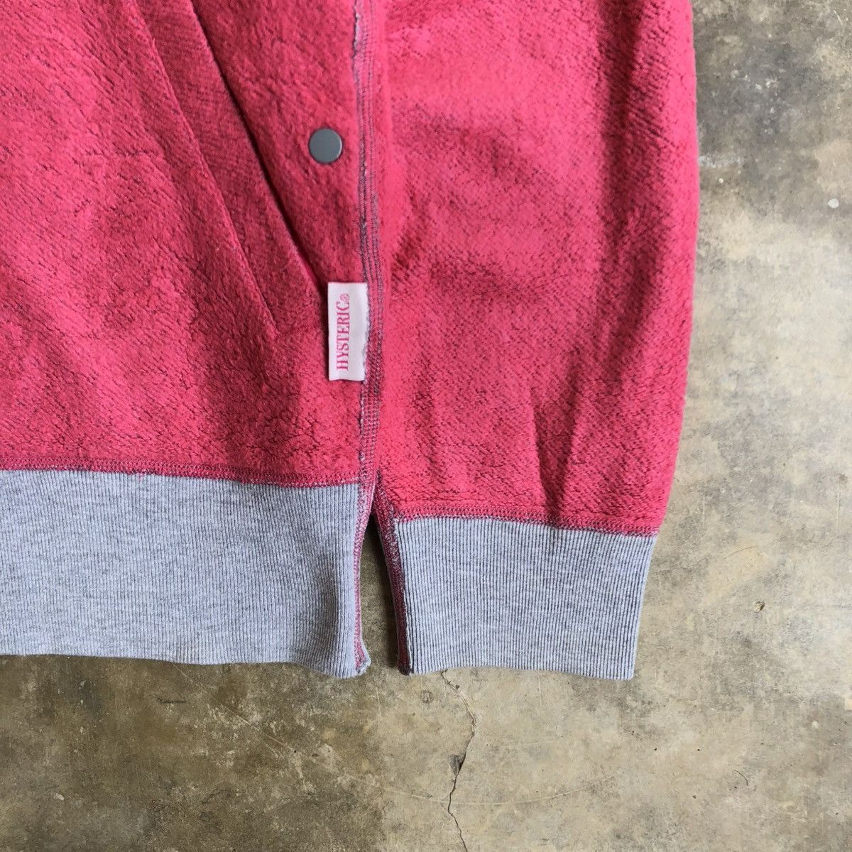 Hysteric Glamour Hysteric Glamour “RocknRoll” Reversible Ziphoodie Grey/Pink Size US L / EU 52-54 / 3 - 11 Thumbnail