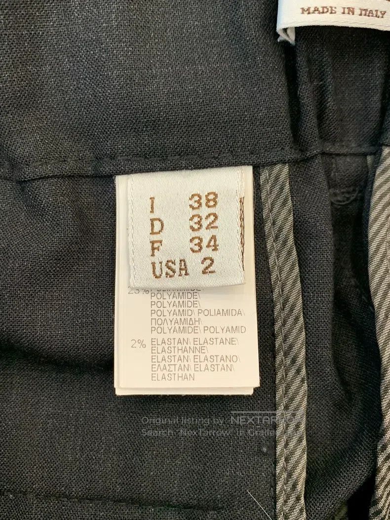 Brunello Cucinelli Brunello Cucinelli Black spliced belt casual women's pants Size 25" / US 0 / IT 36 - 6 Thumbnail