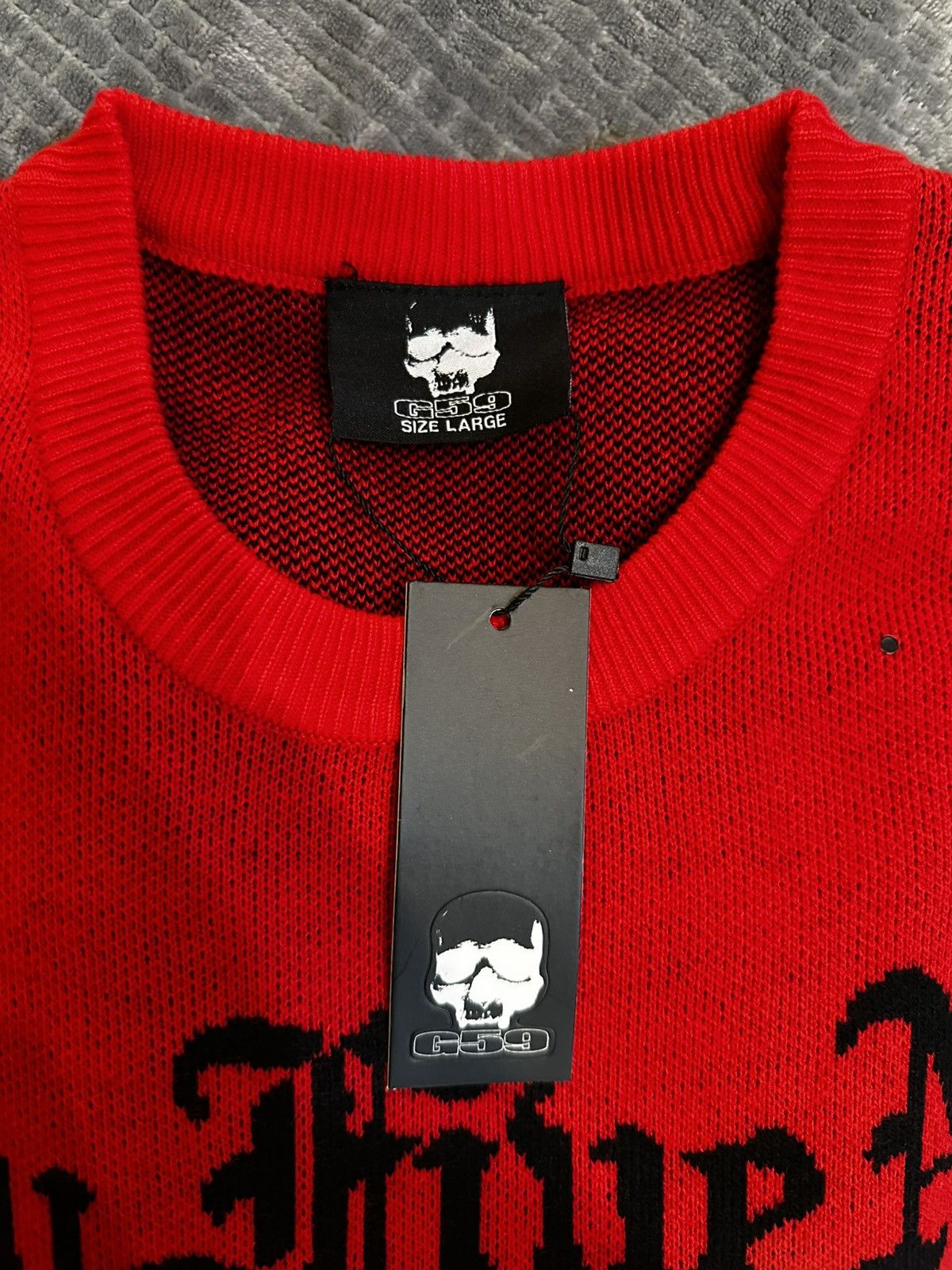 G59 Records G59 2014 RECORDS KNITTED SWEATER Size US L / EU 52-54 / 3 - 3 Thumbnail