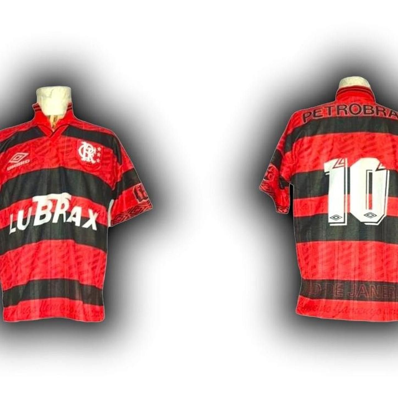 Umbro Fc Flamengo Brazil 1995 1996 Home Shirt Jersey Size US M / EU 48-50 / 2 - 2 Thumbnail
